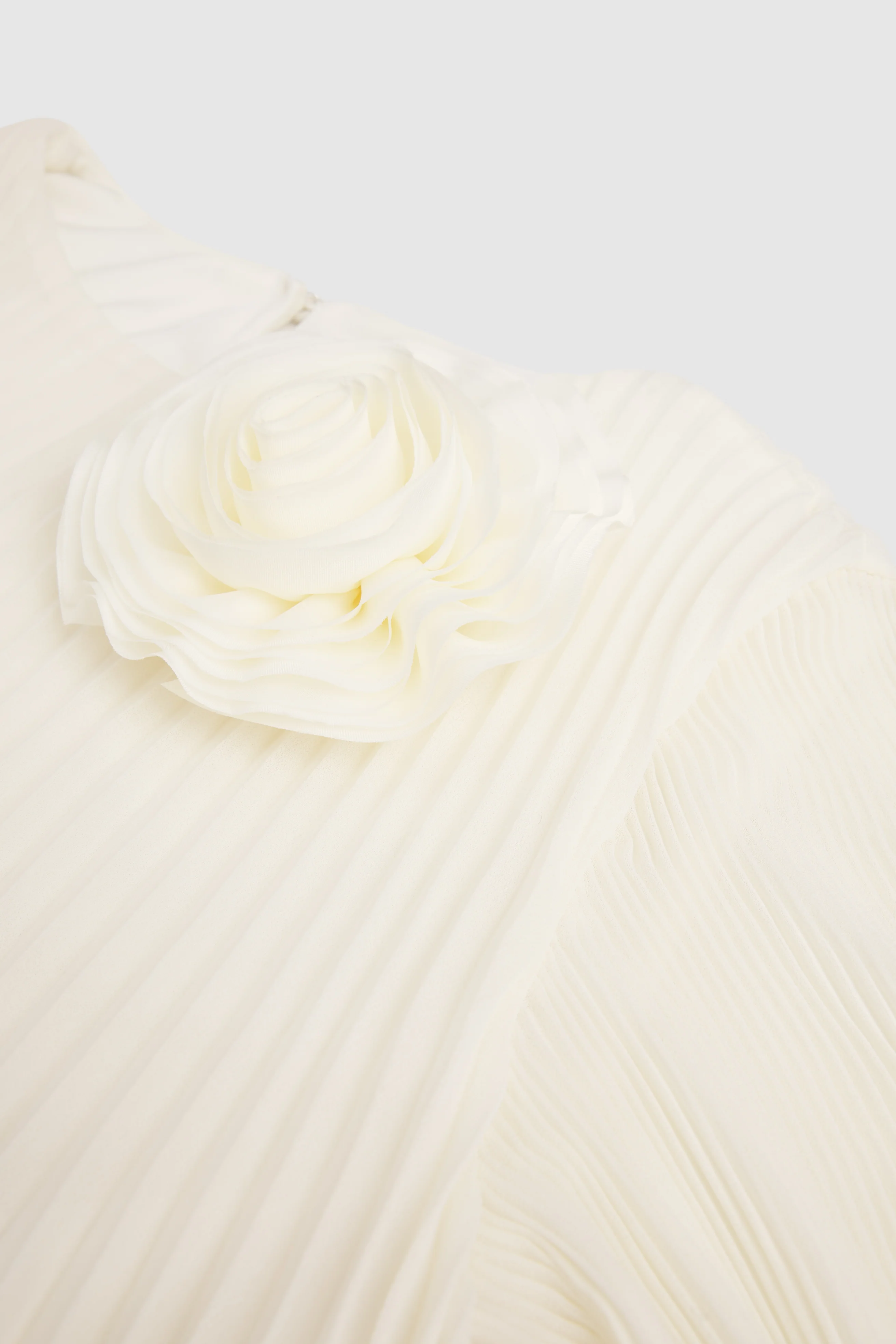 Plissé Chiffon Dress - Image 7