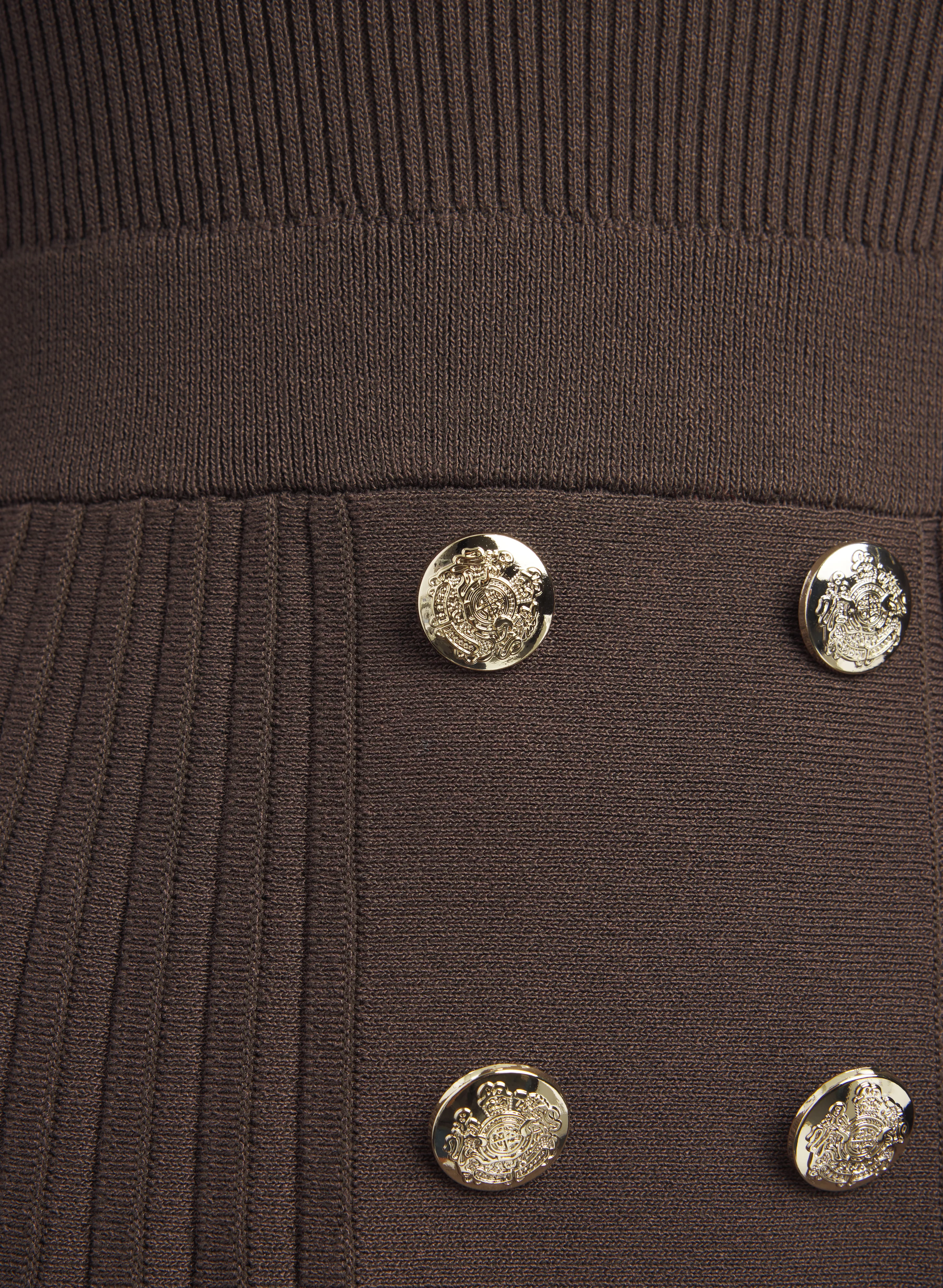 Pointelle Detail Sweater Dress - Image 6