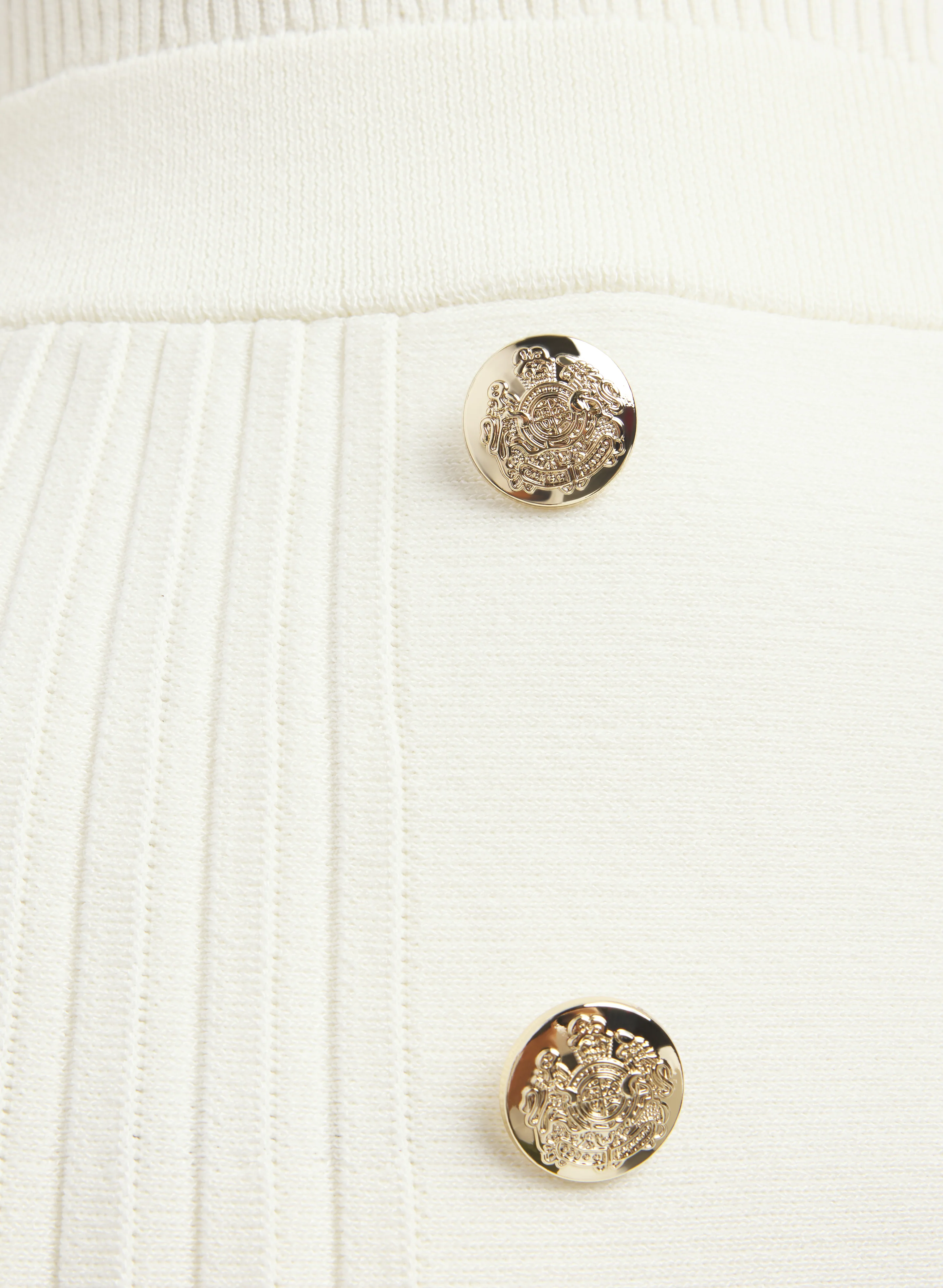 Pointelle Detail Sweater Dress - Image 6