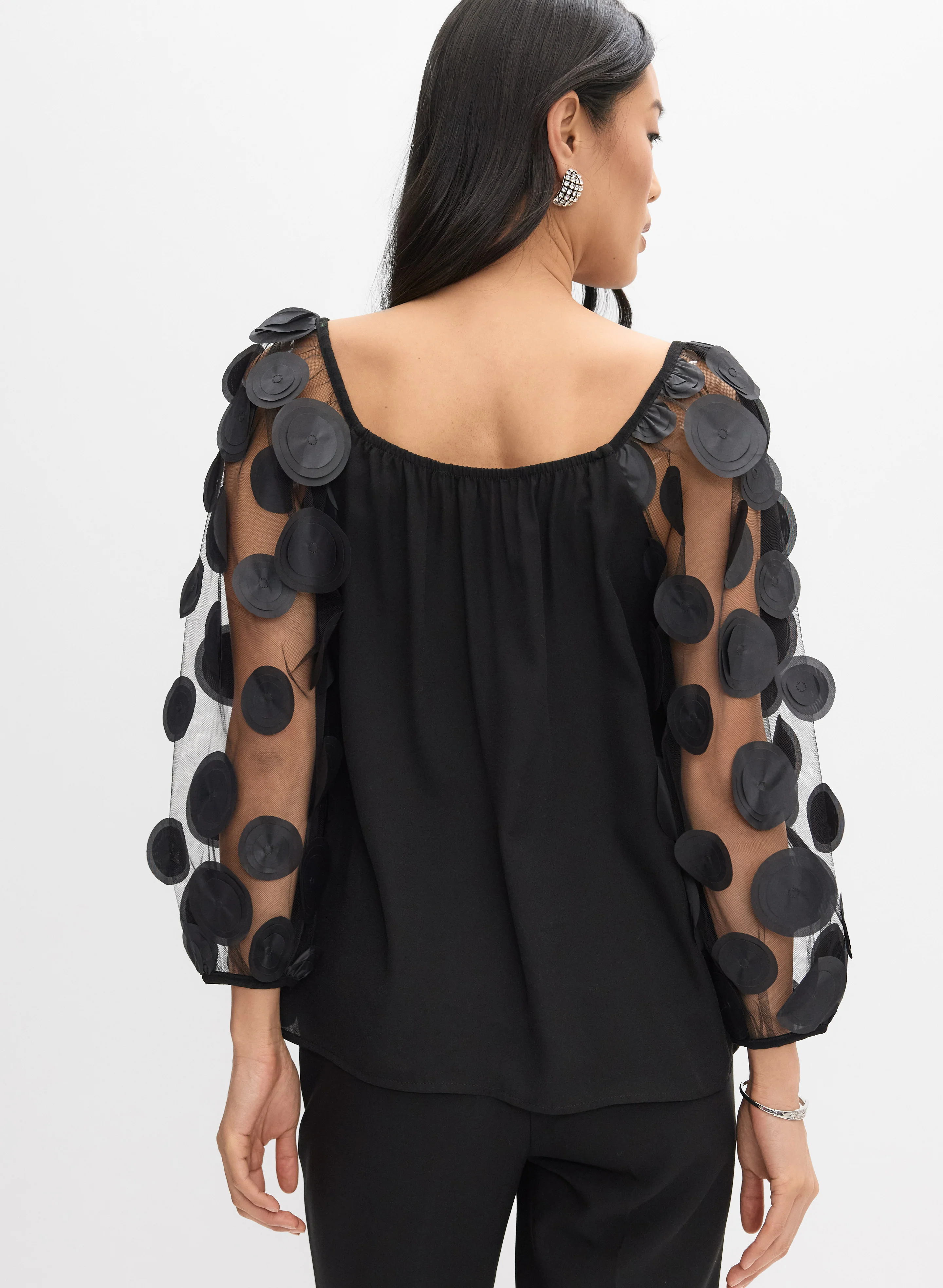 Polka Dot Applique Top - Image 4