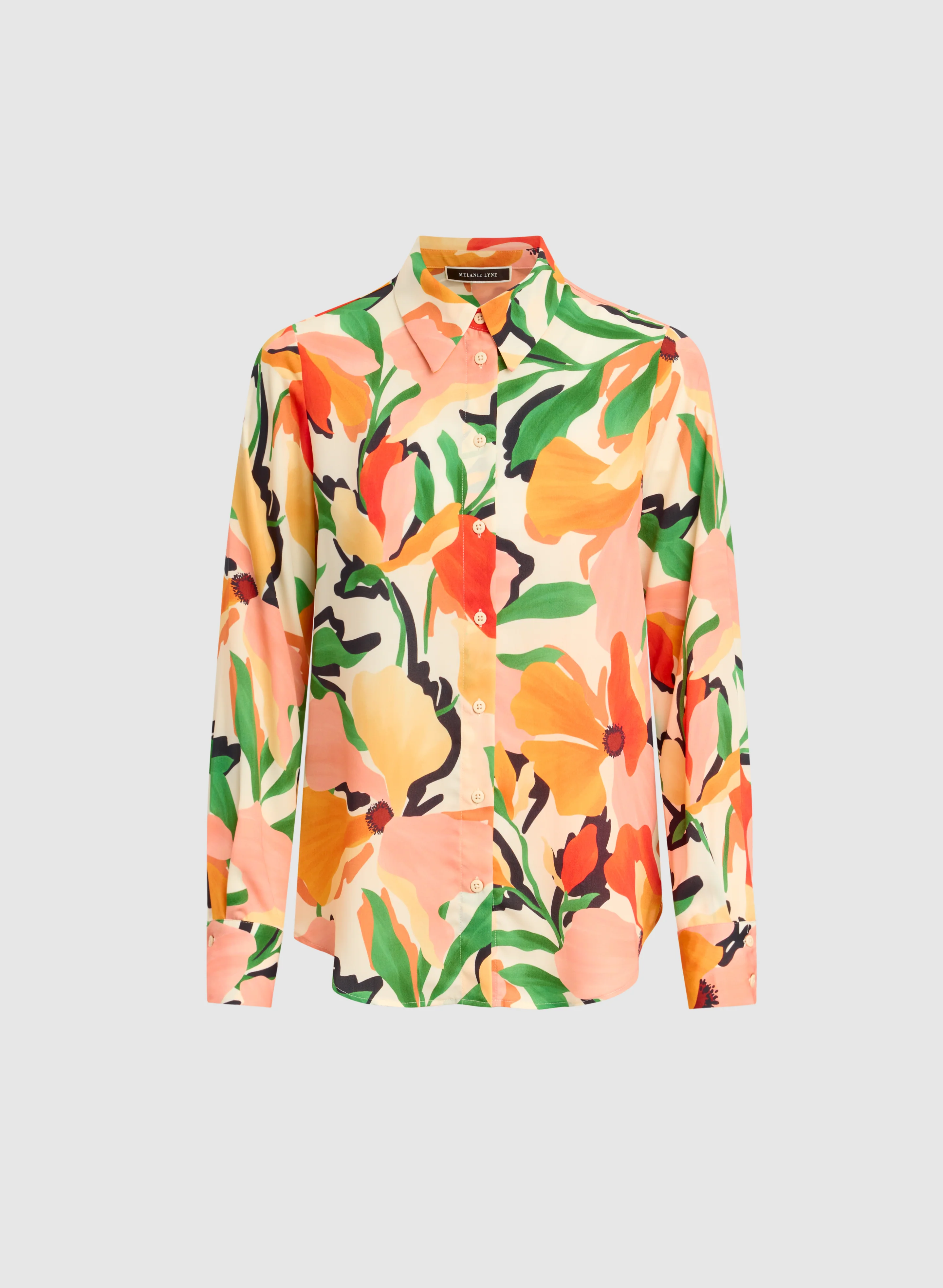 Printed Button-Down Blouse - Image 6