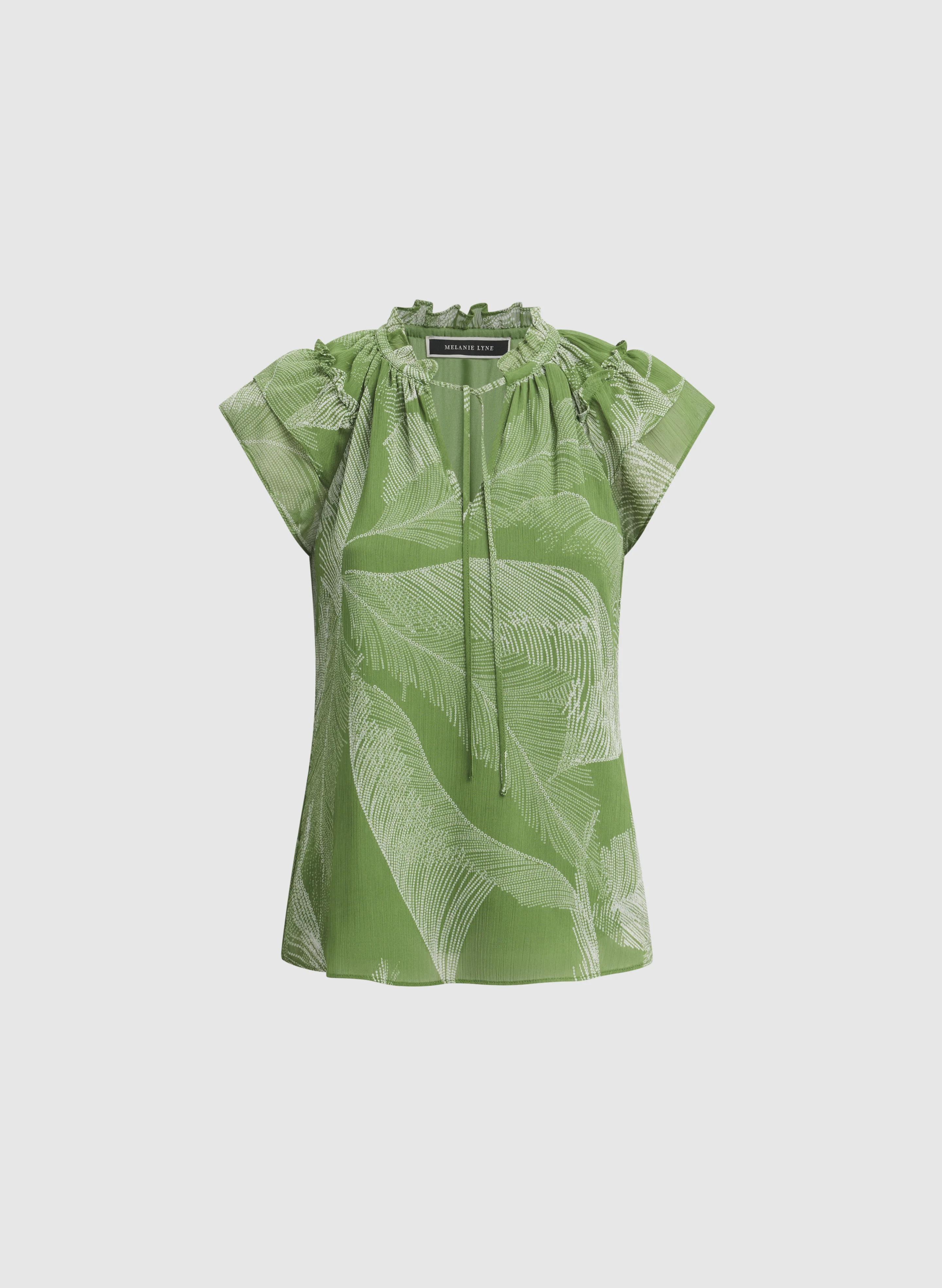 Printed Chiffon Blouse - Image 6