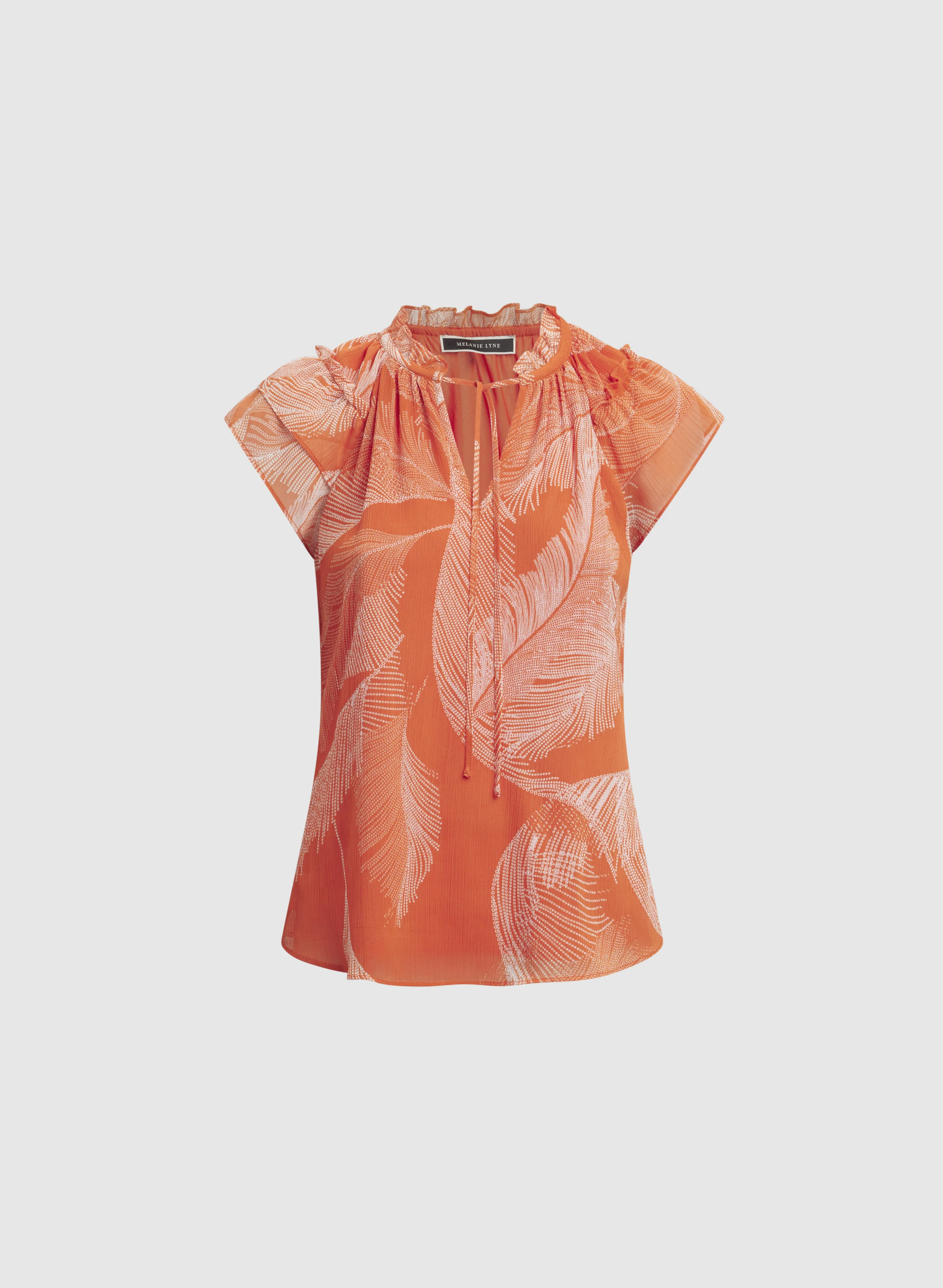 Printed Chiffon Blouse - Image 6