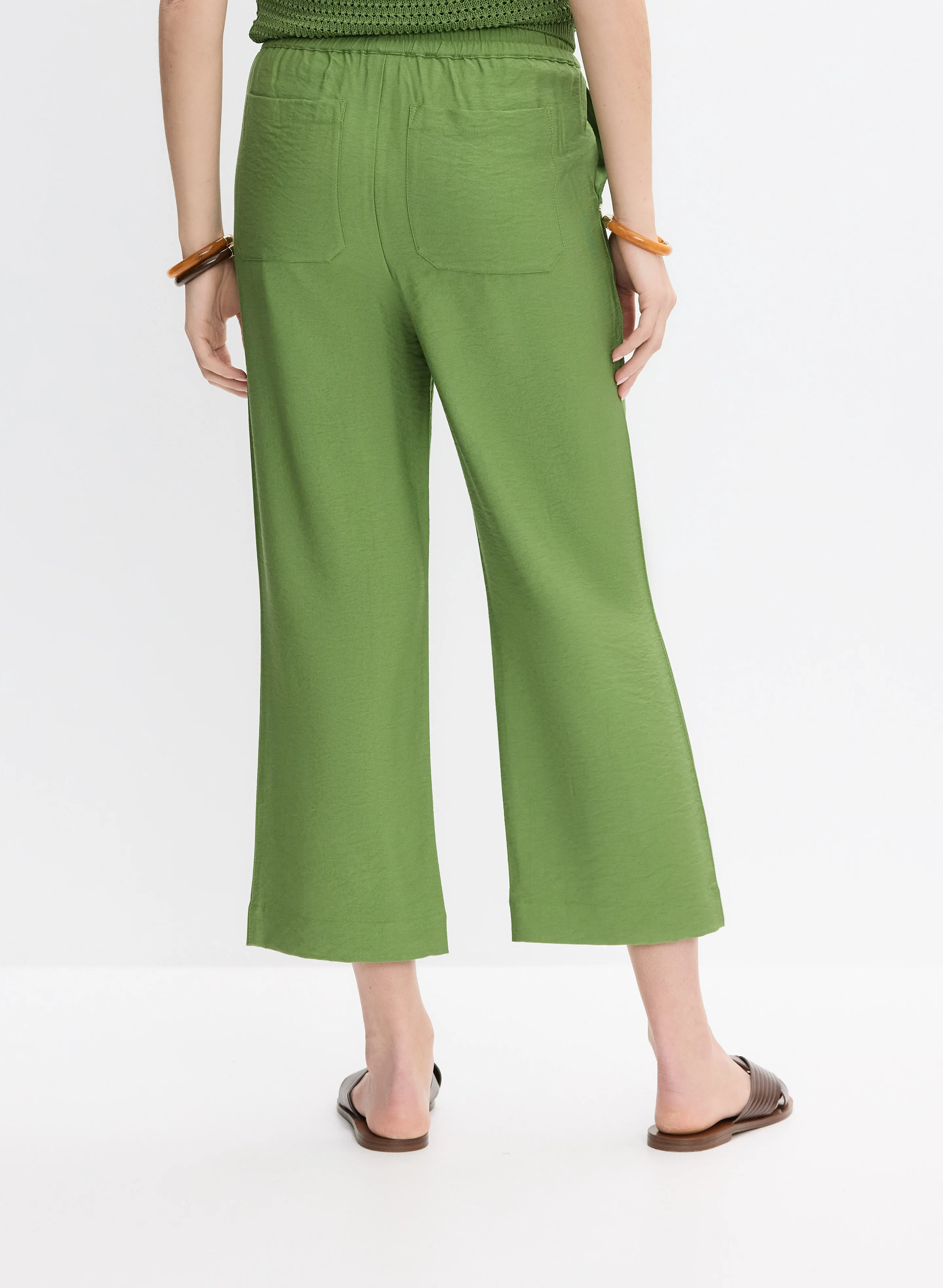 Pull-On Culotte Capris - Image 4