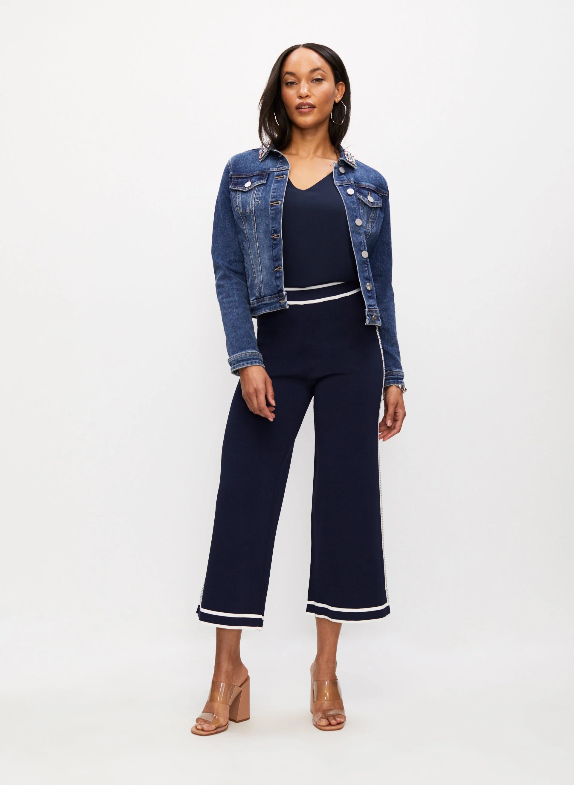 Pull-On Flare Leg Capris - Image 3