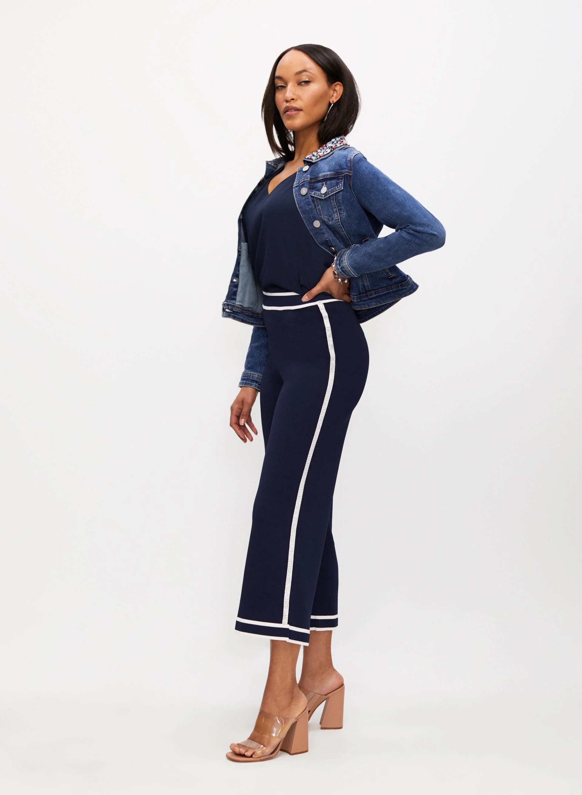 Pull-On Flare Leg Capris - Image 5