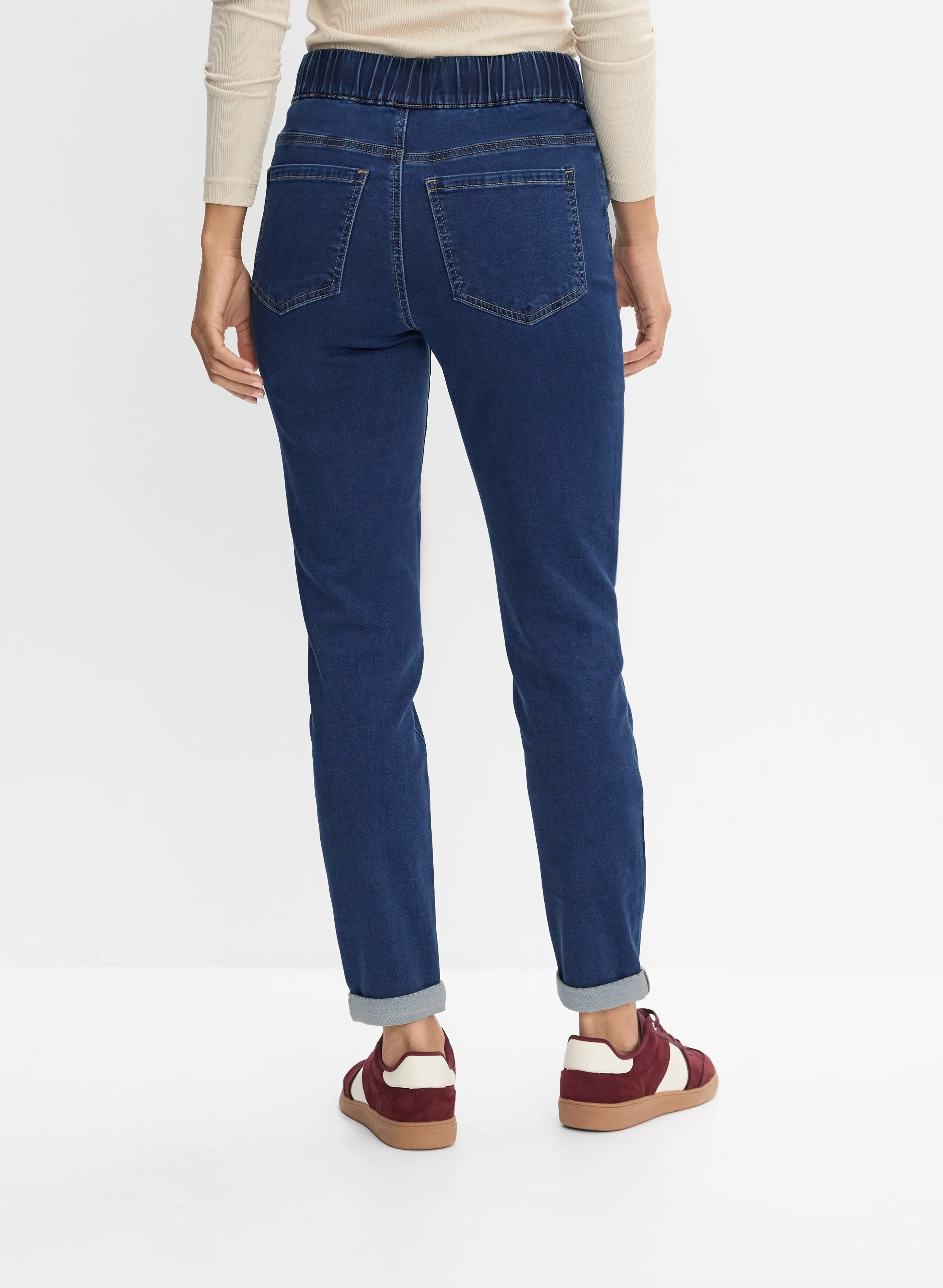 Pull-On Knit Jeans - Image 2