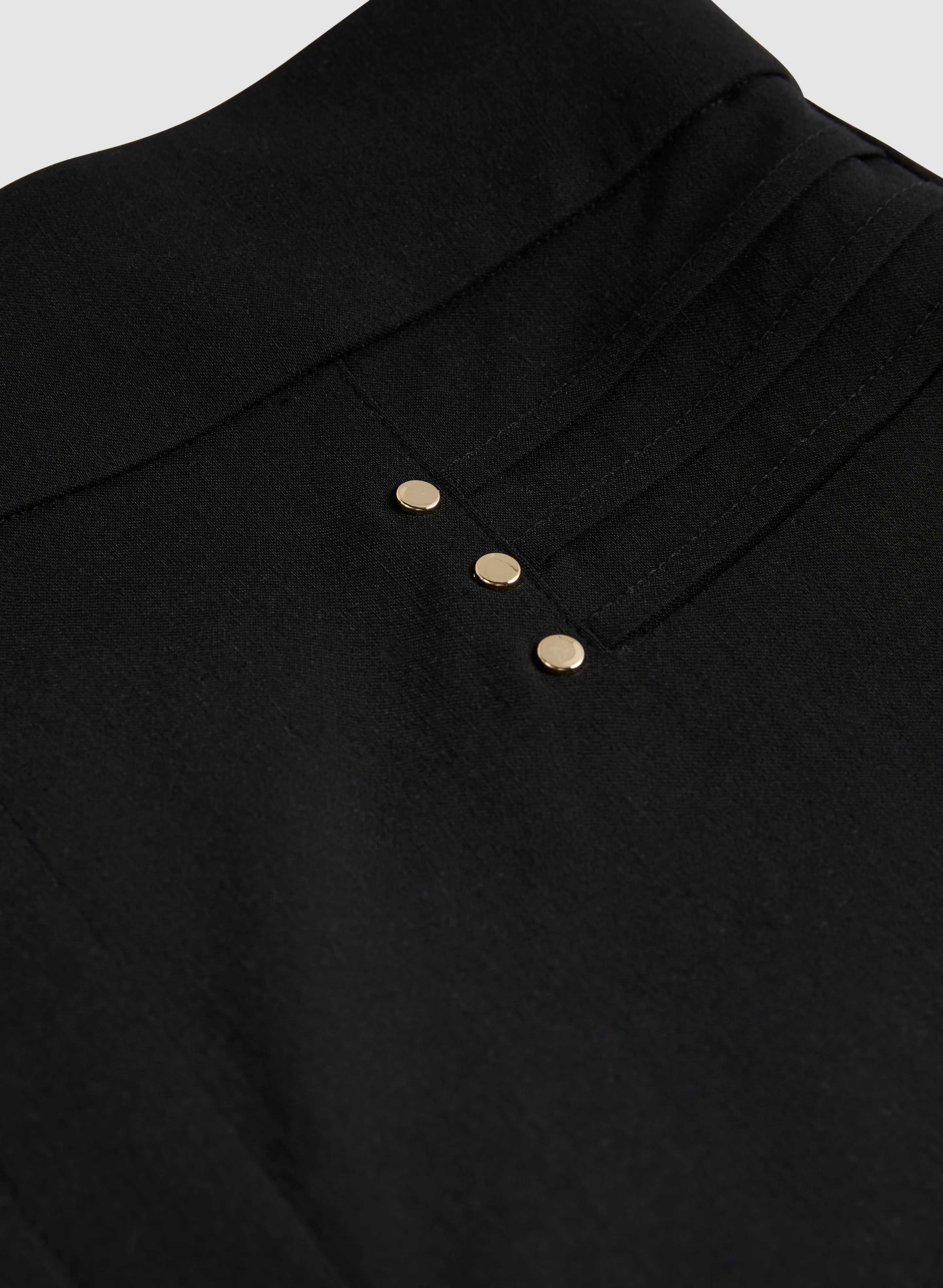 Pull-On Slit Hem Capris - Image 7