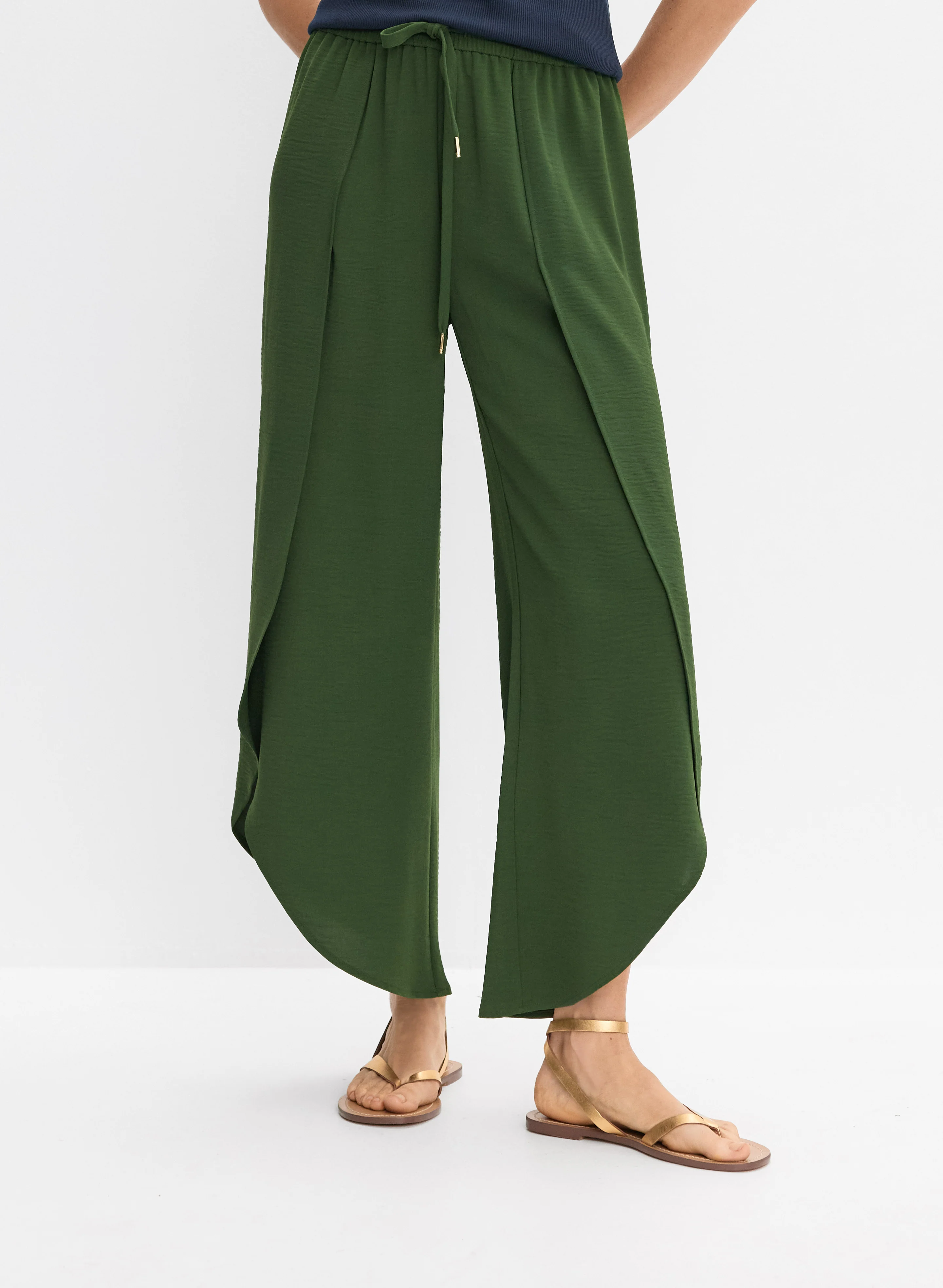 Pull-On Tulip Pants