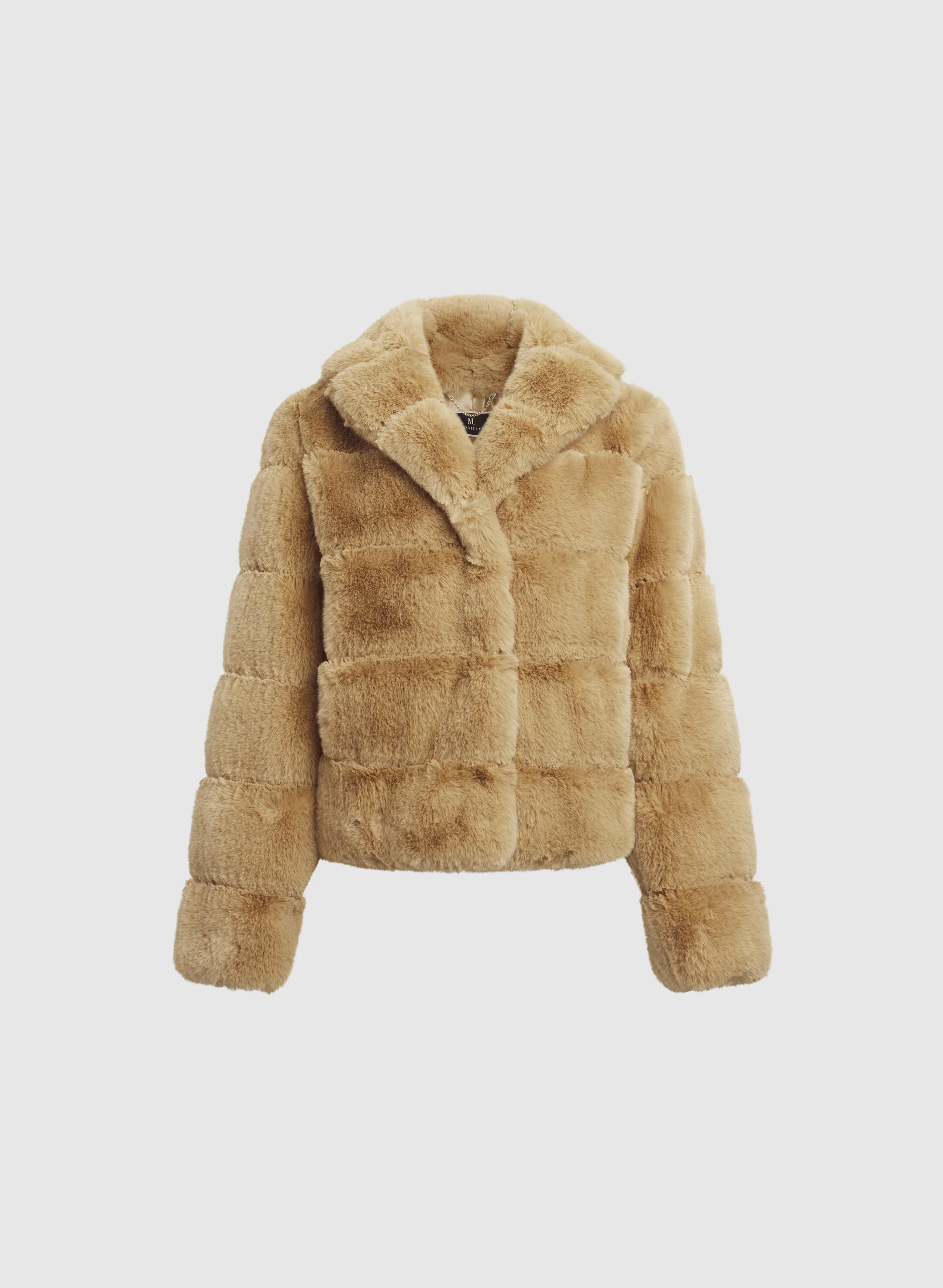Quilted Faux Fur Coat - Image 5