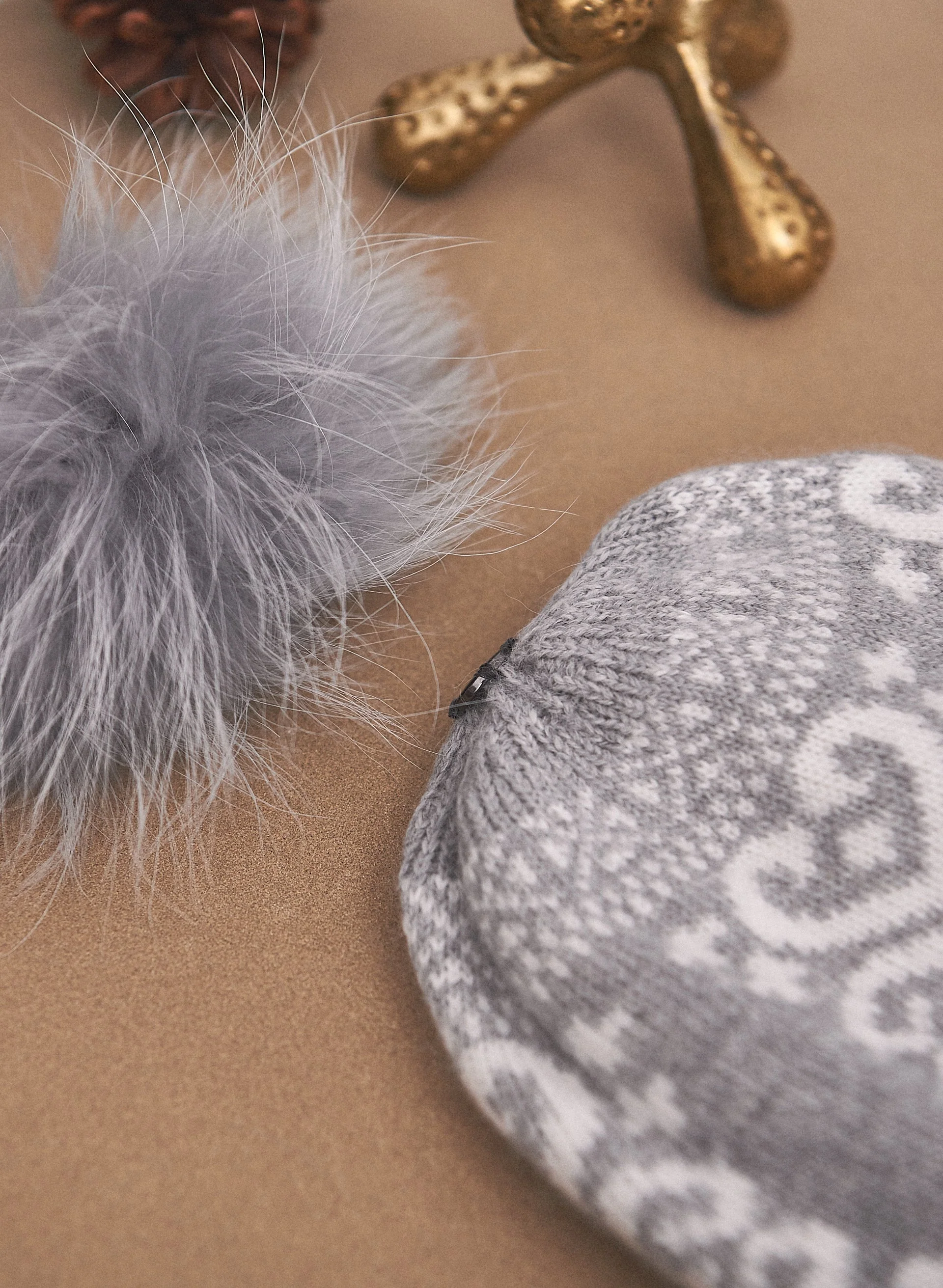 Removable Pompom Hat - Image 2