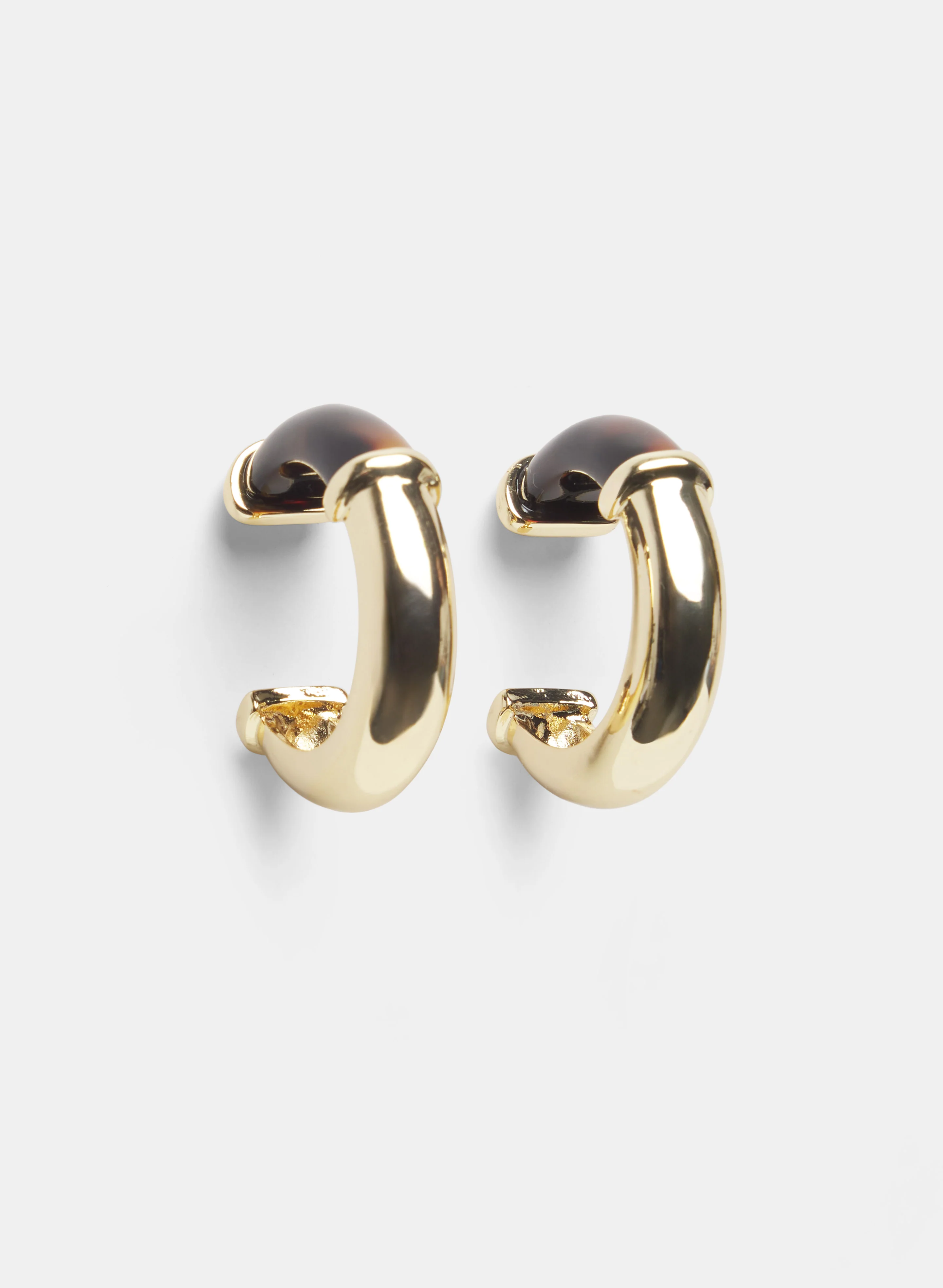Resin Hoop Earrings