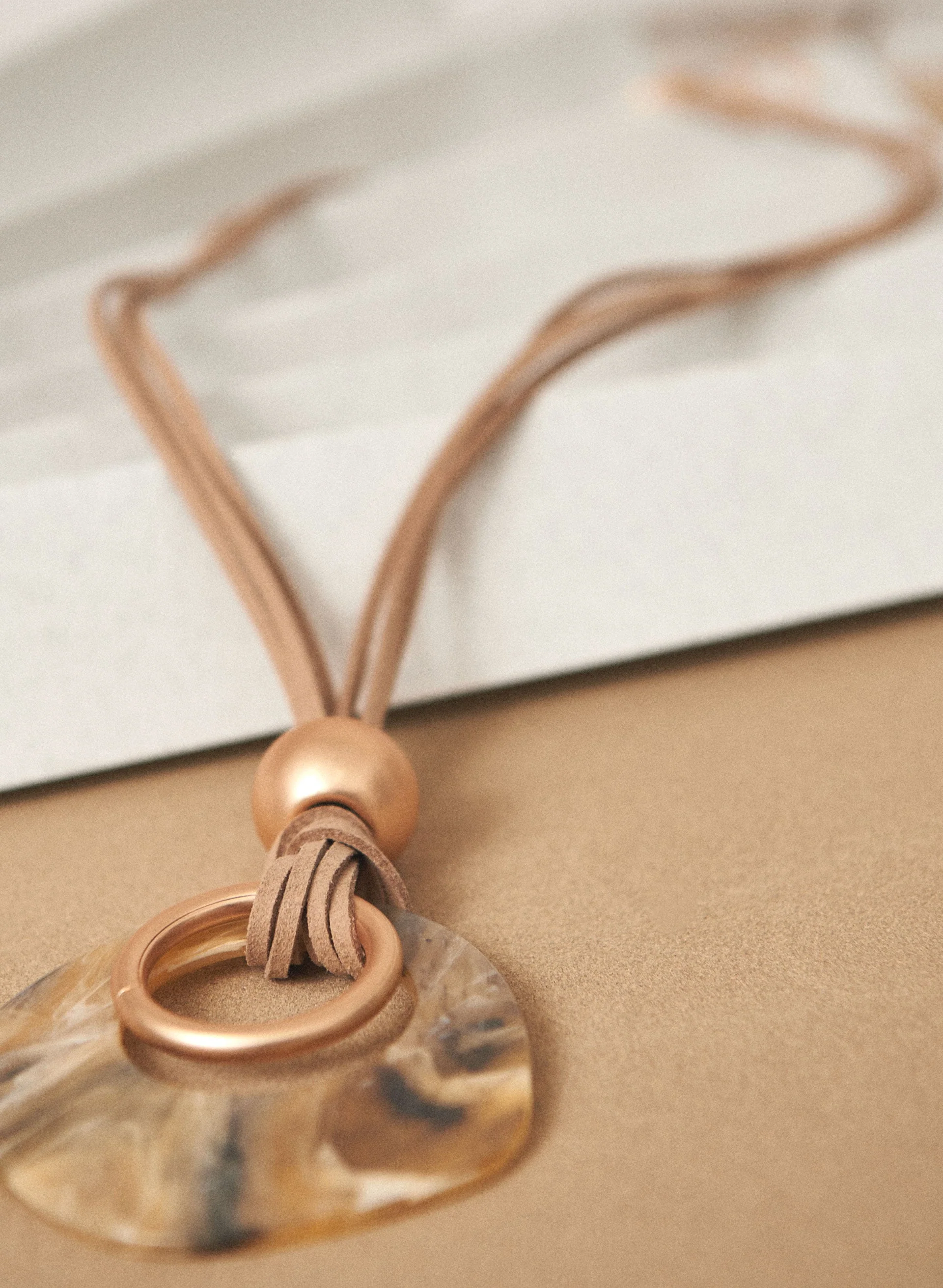 Resin Pendant Necklace - Image 2