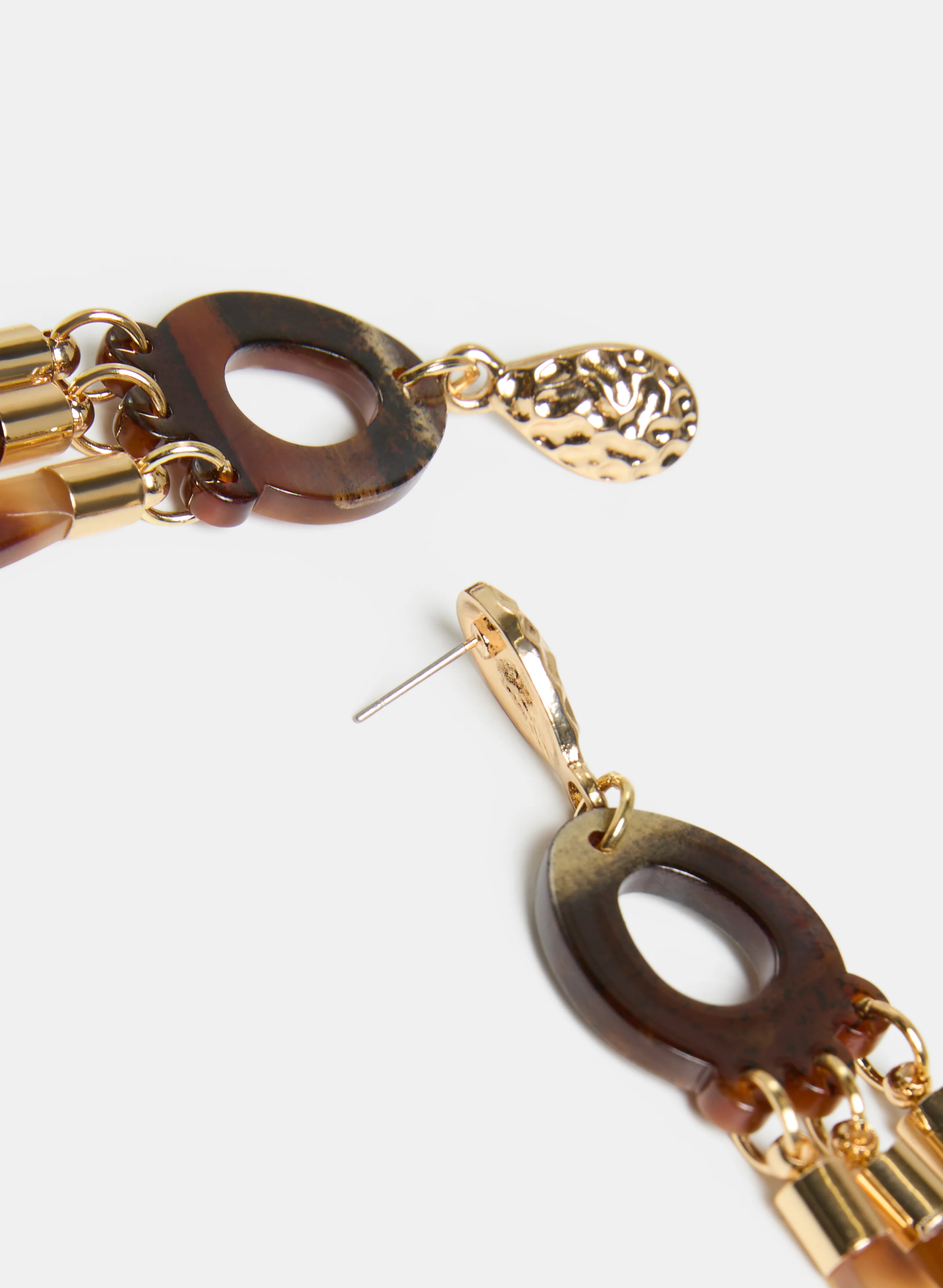 Resin Teardrop Earrings - Image 3