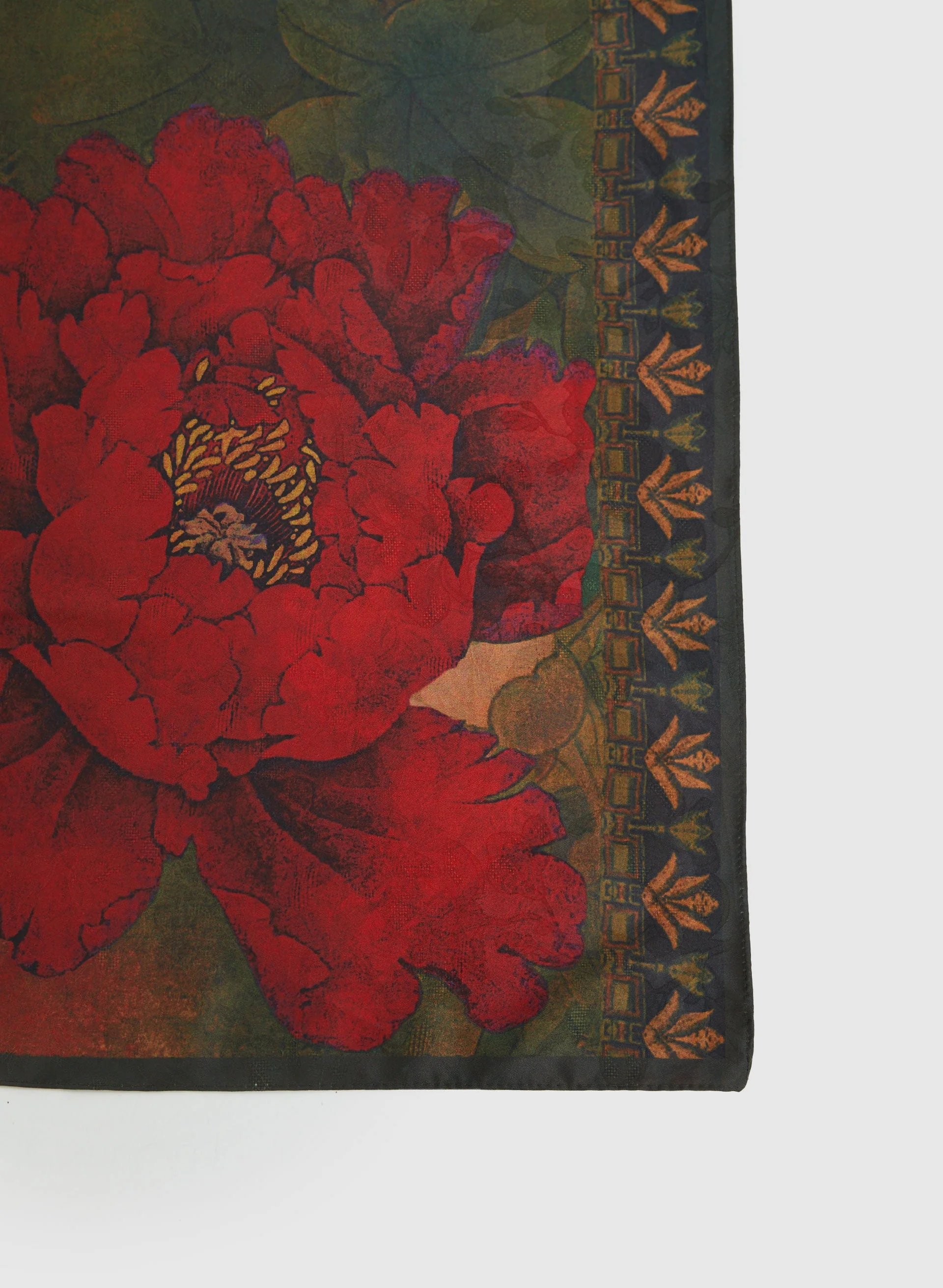 Reversible Floral Jacquard Scarf - Image 2