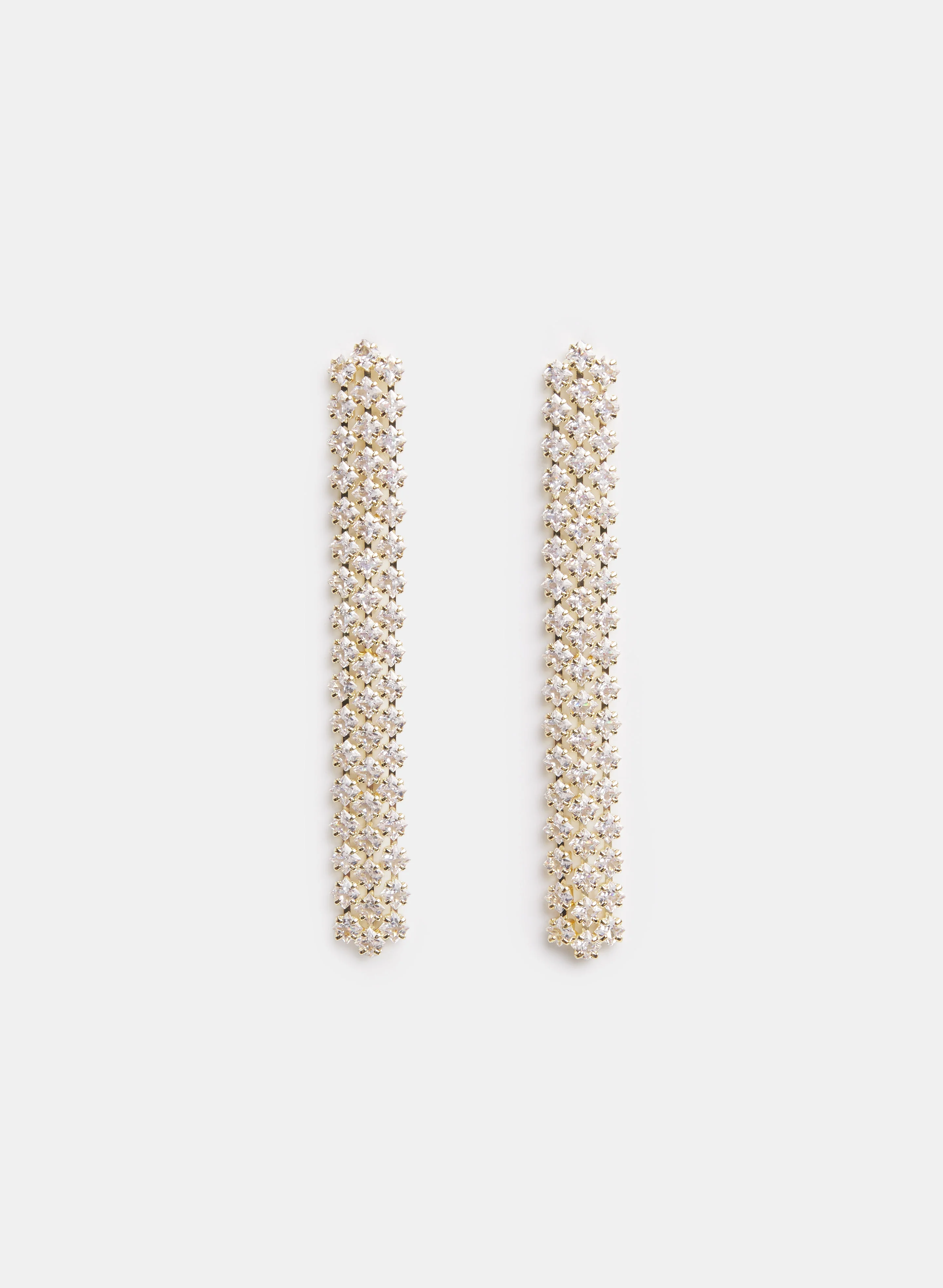 Rhinestone Drop Earrings