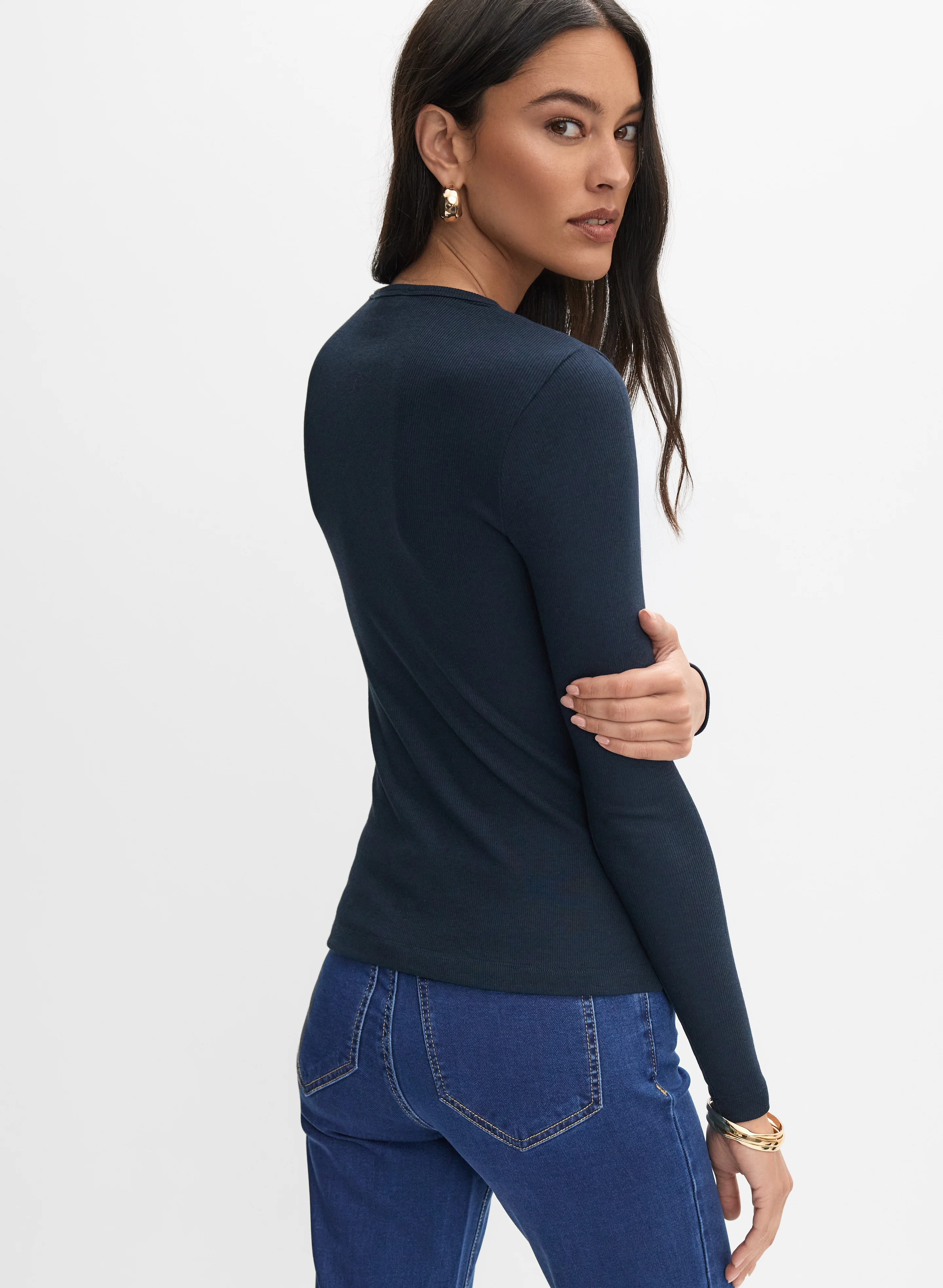 Rib Knit Top - Image 4