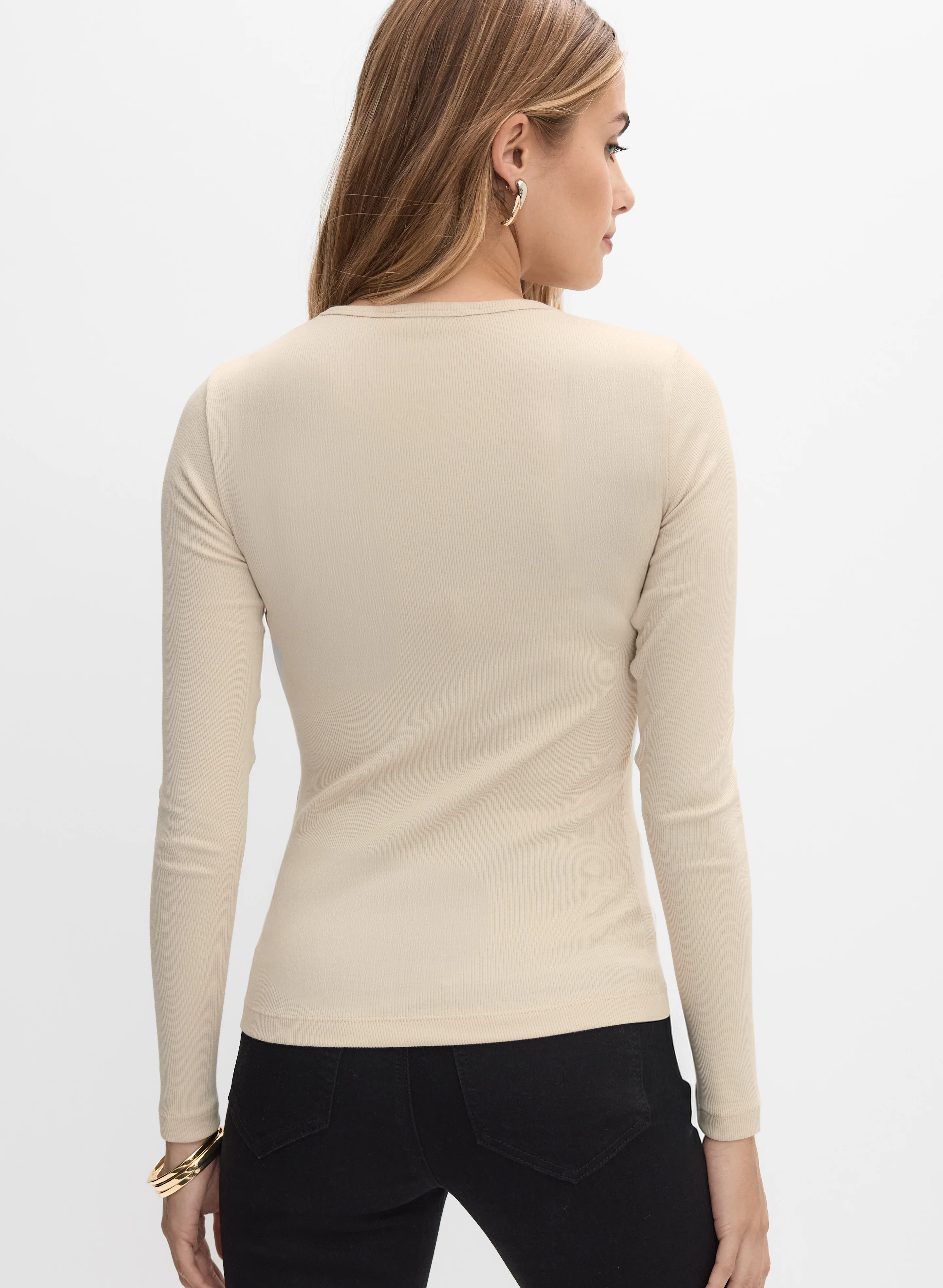 Rib Knit Top - Image 4