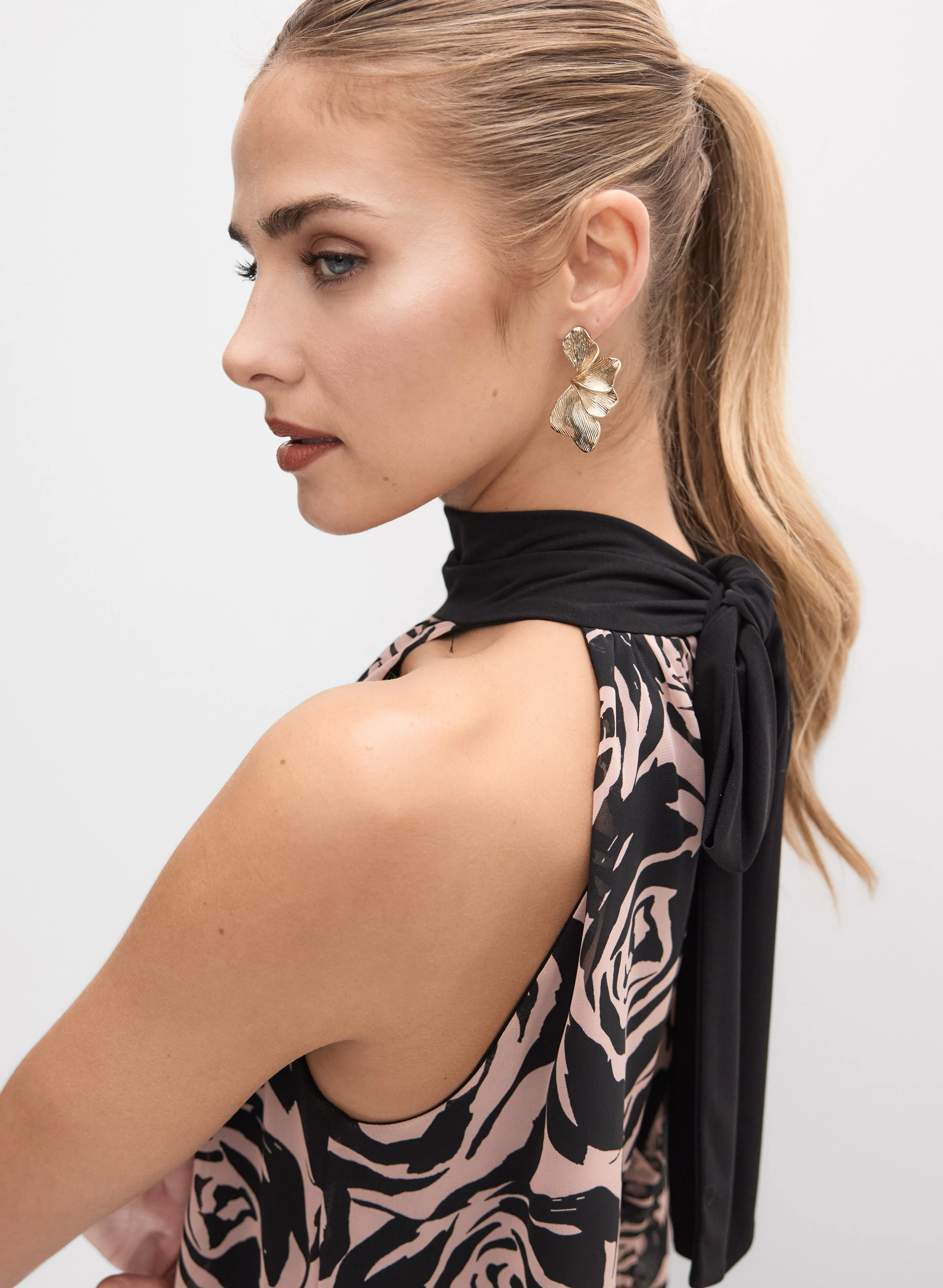 Rose Halter Neck Jumpsuit - Image 2