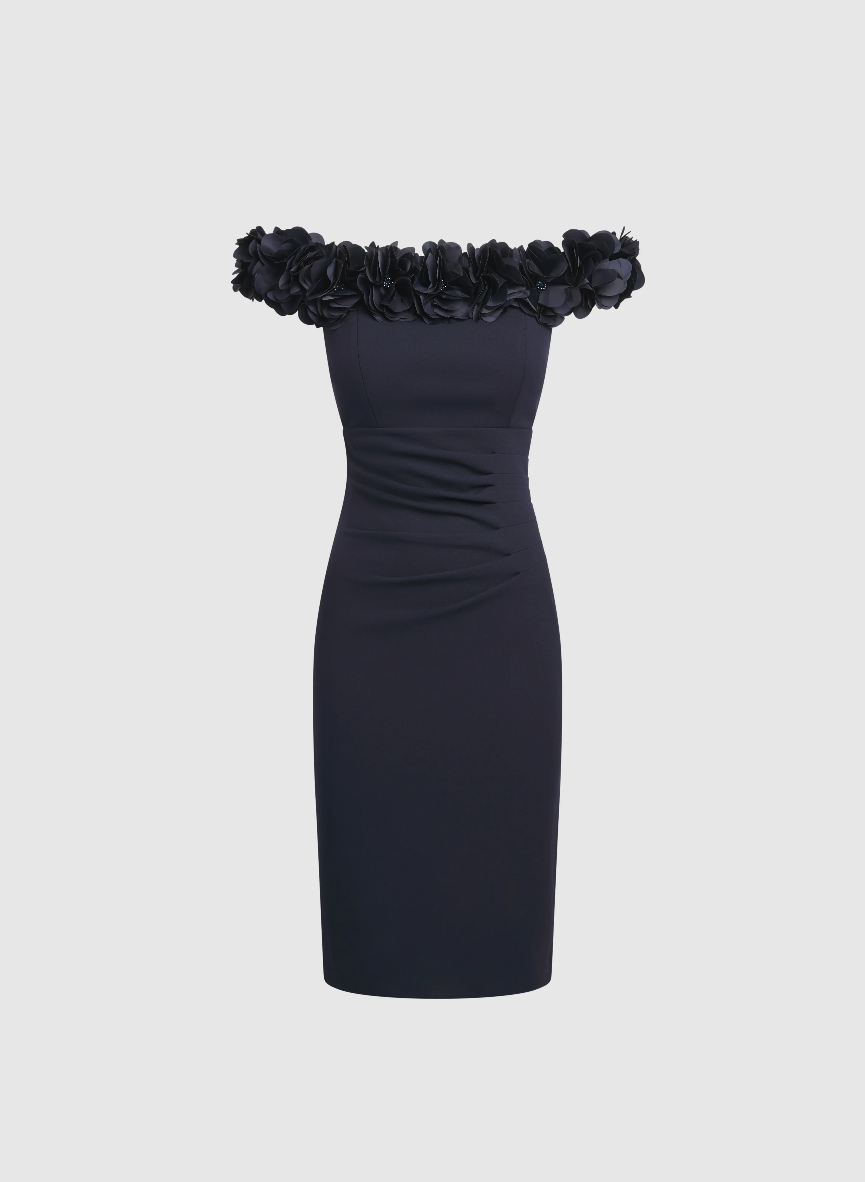 Rosette Off-The-Shoulder Dress - Image 5