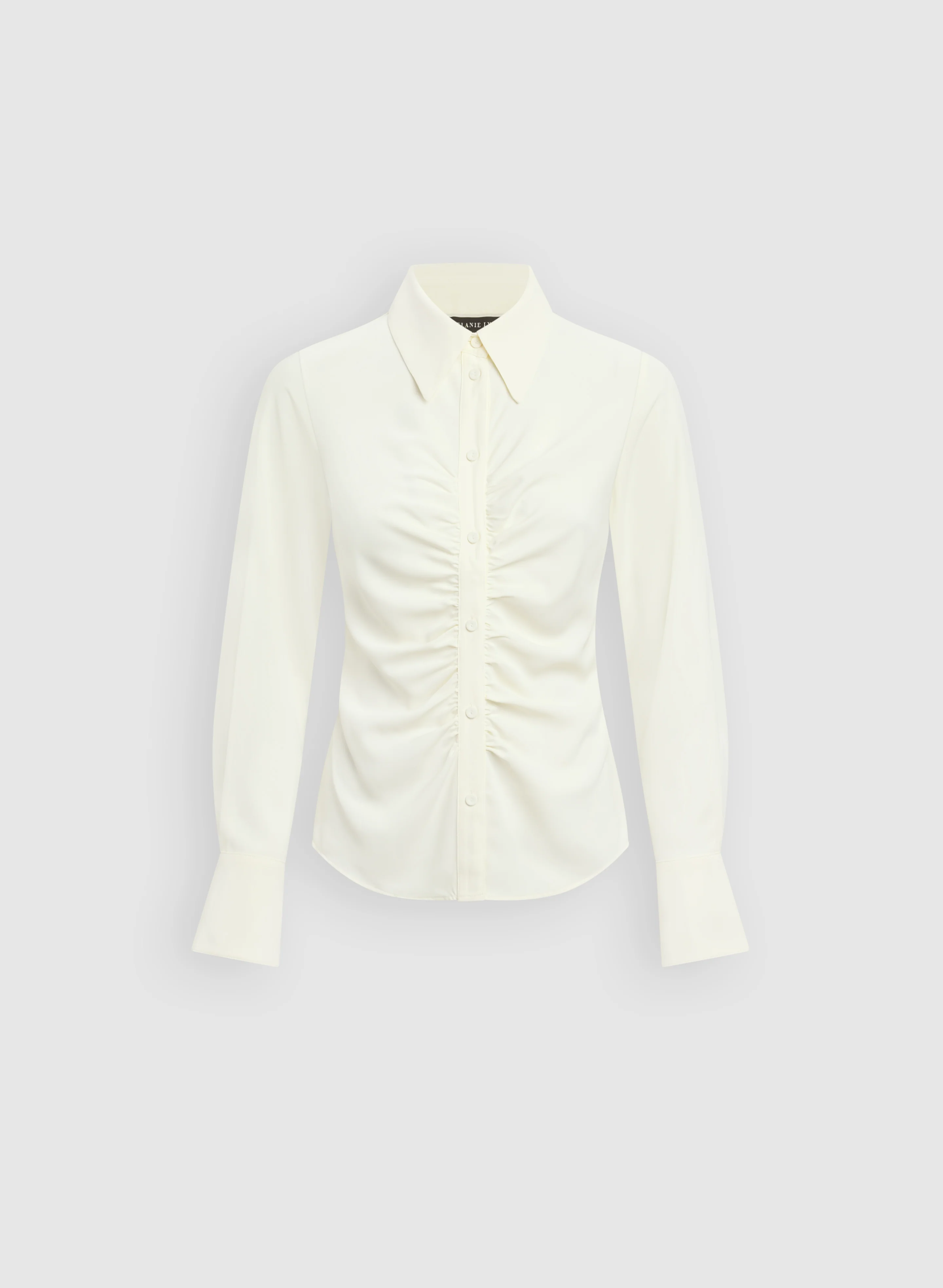 Ruched Button-Down Blouse - Image 7