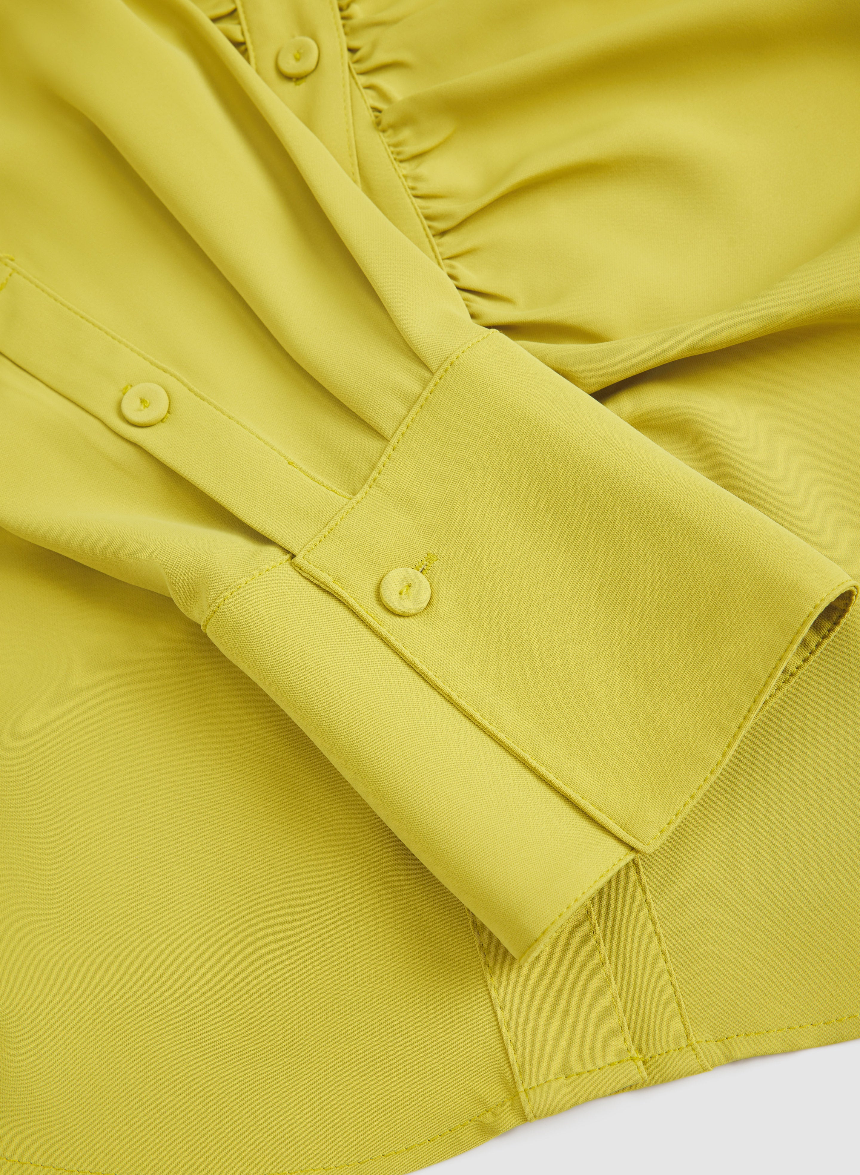 Ruched Button-Down Blouse - Image 7