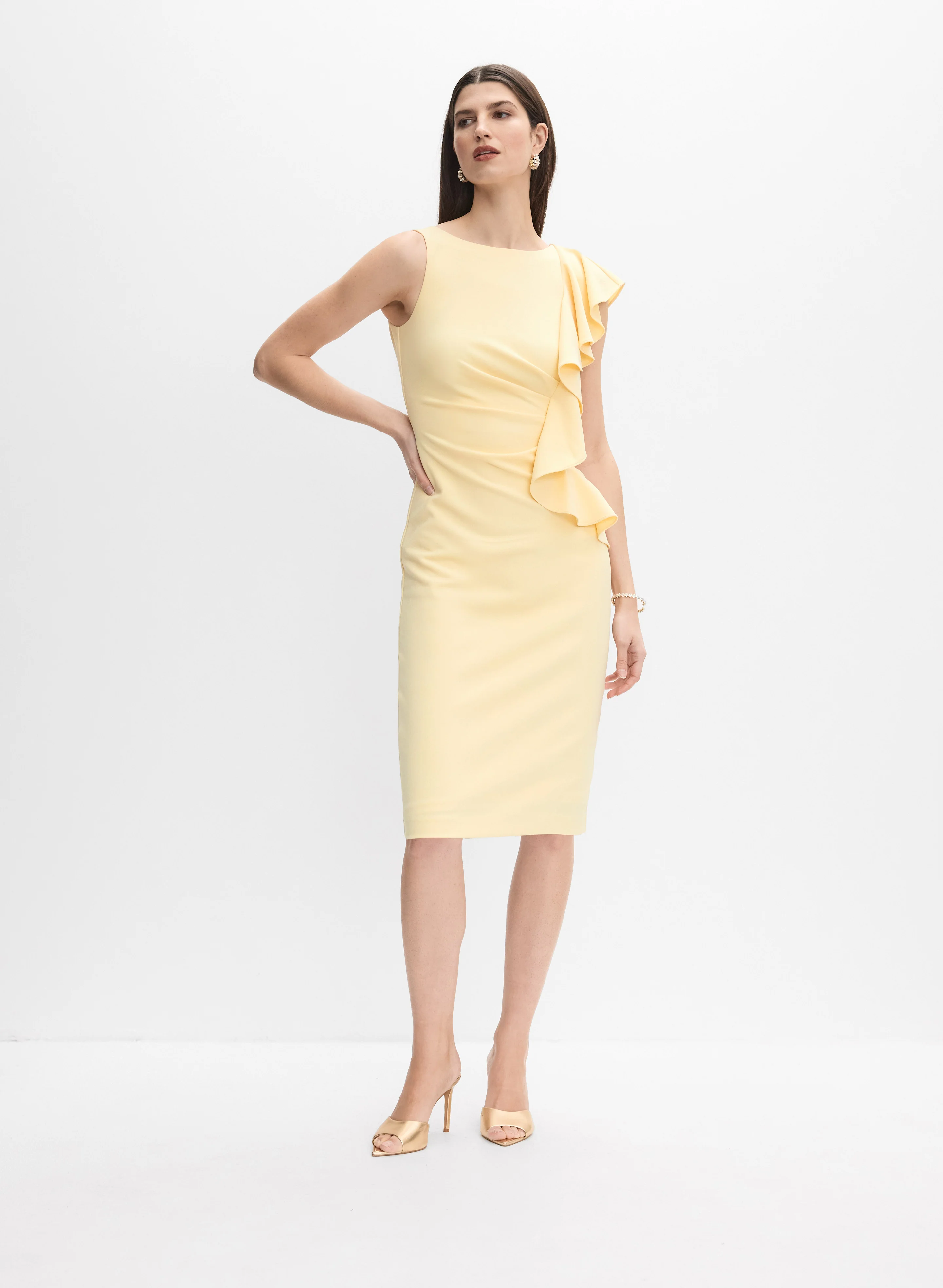 Ruffle Detail Dress