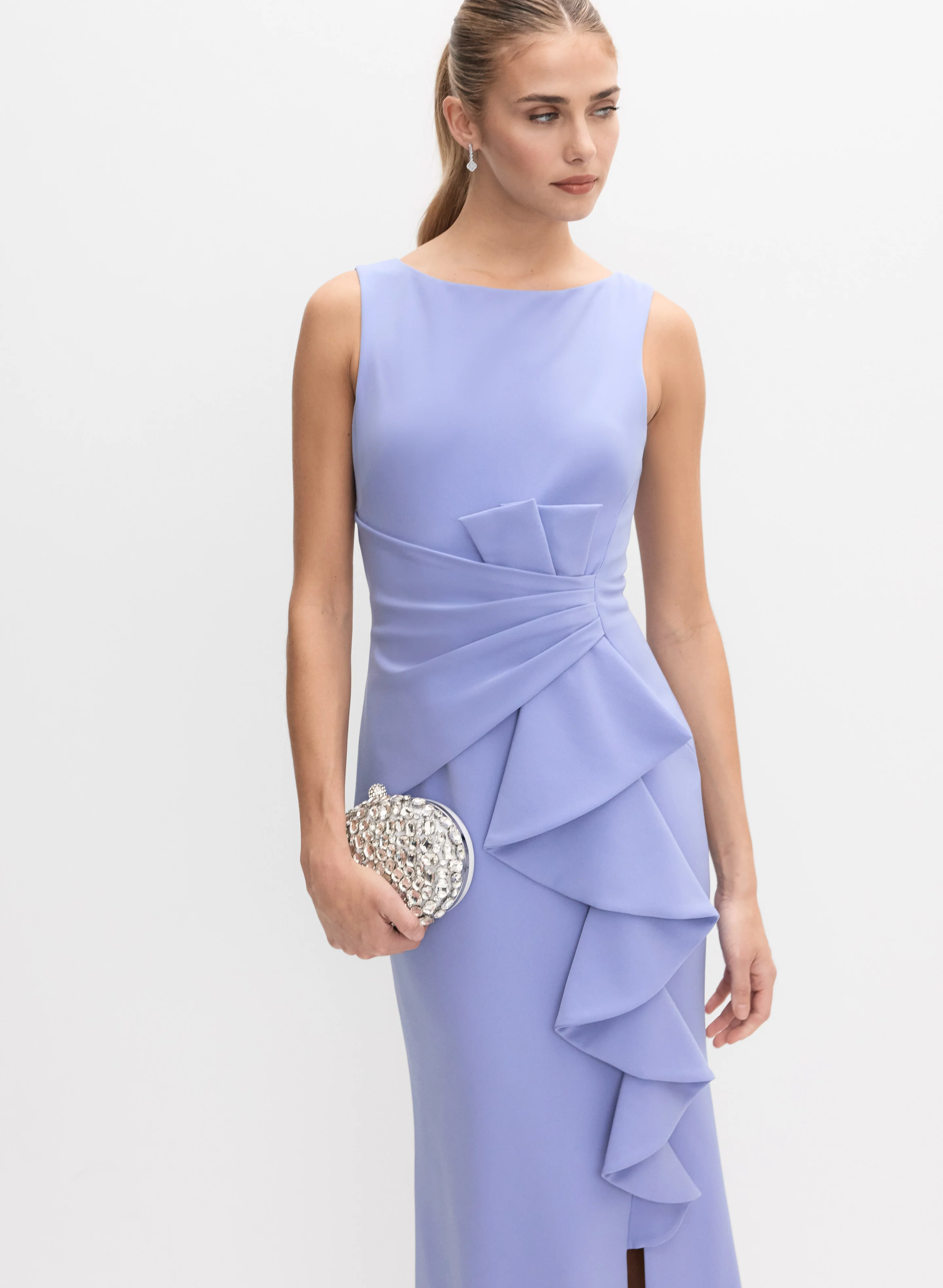 Ruffle Detail Dress - Image 7