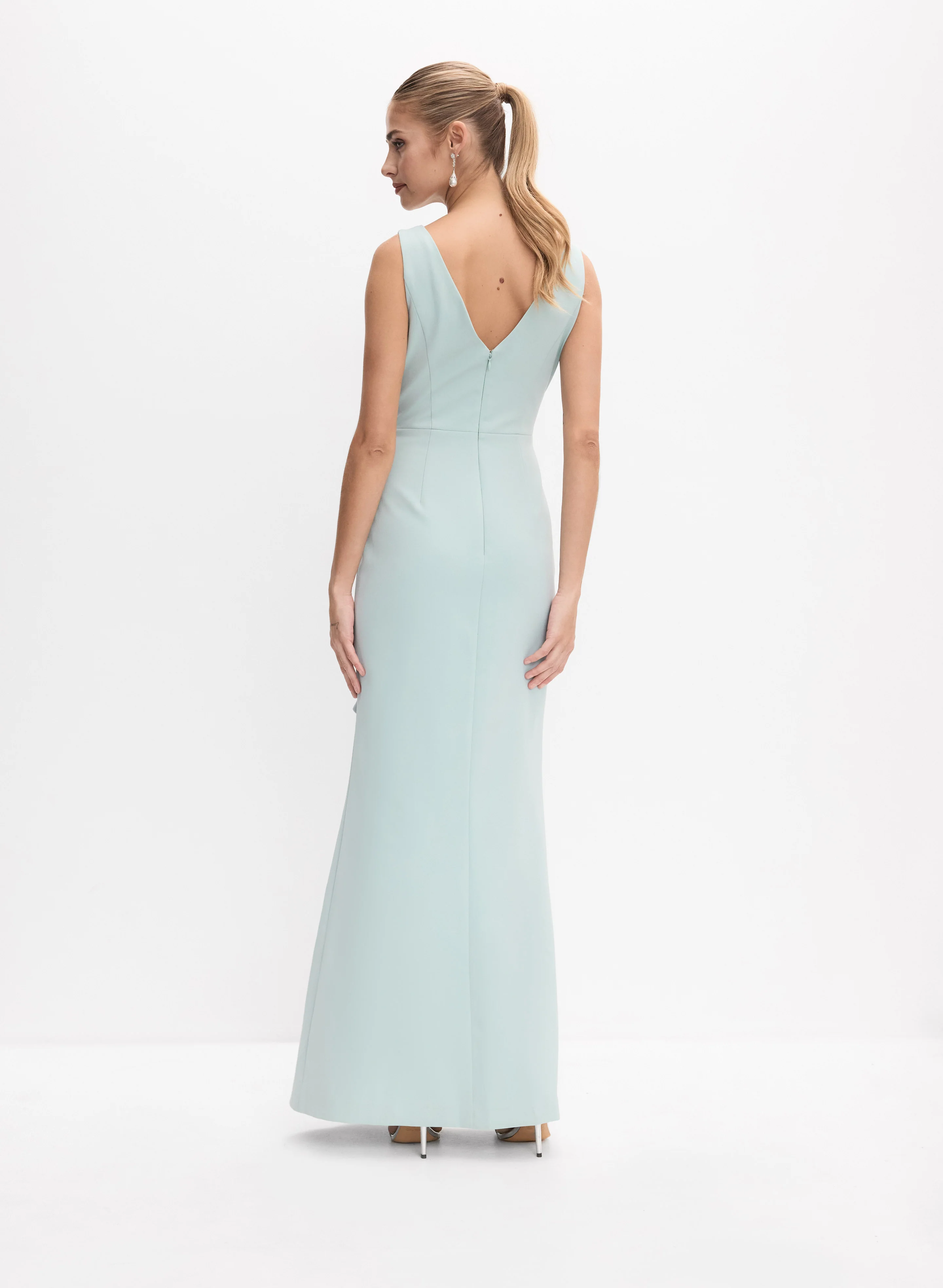 Ruffle Detail Dress - Image 5