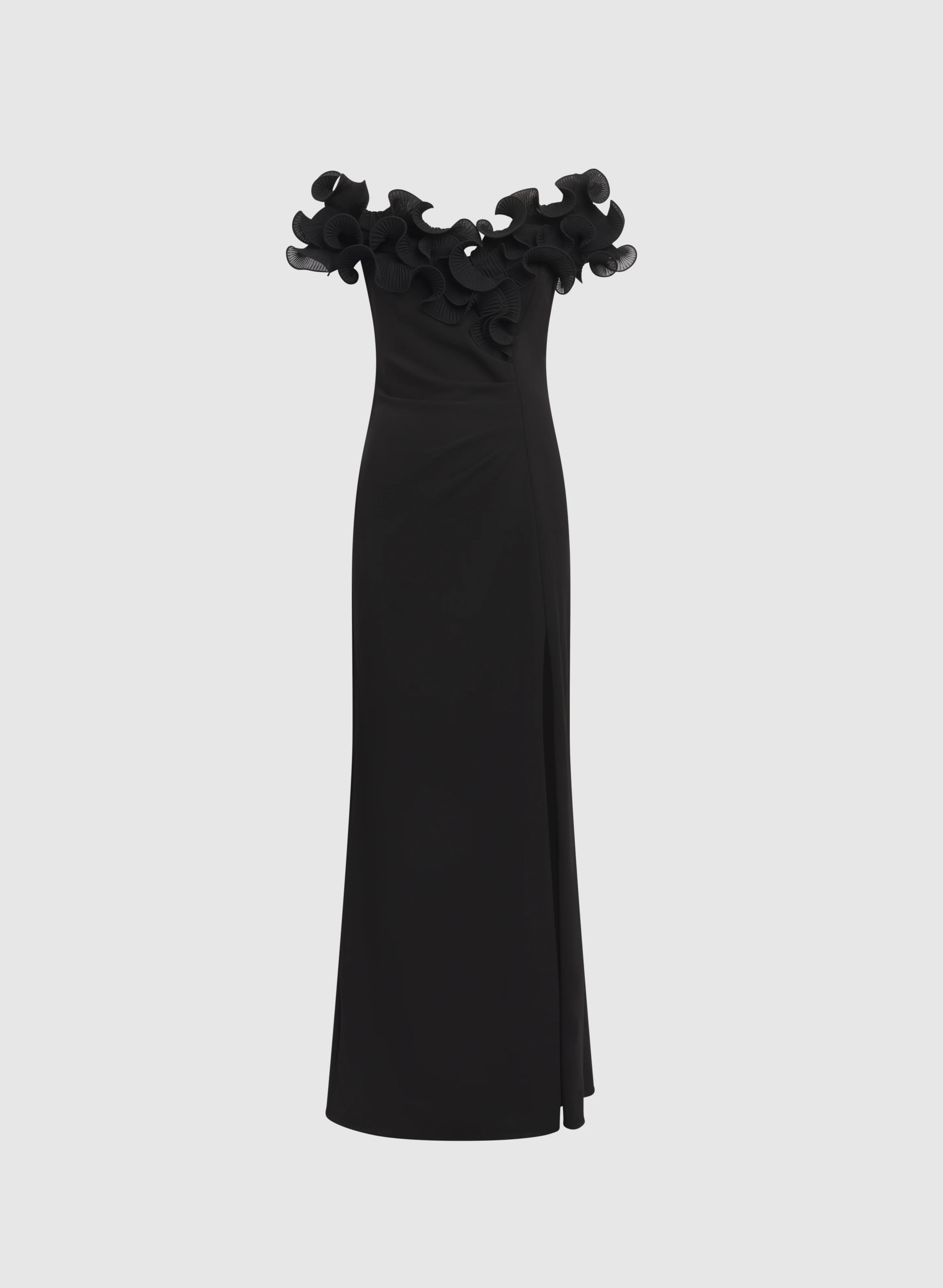BA Nites - Ruffle Off-The-Shoulder Dress - Image 5