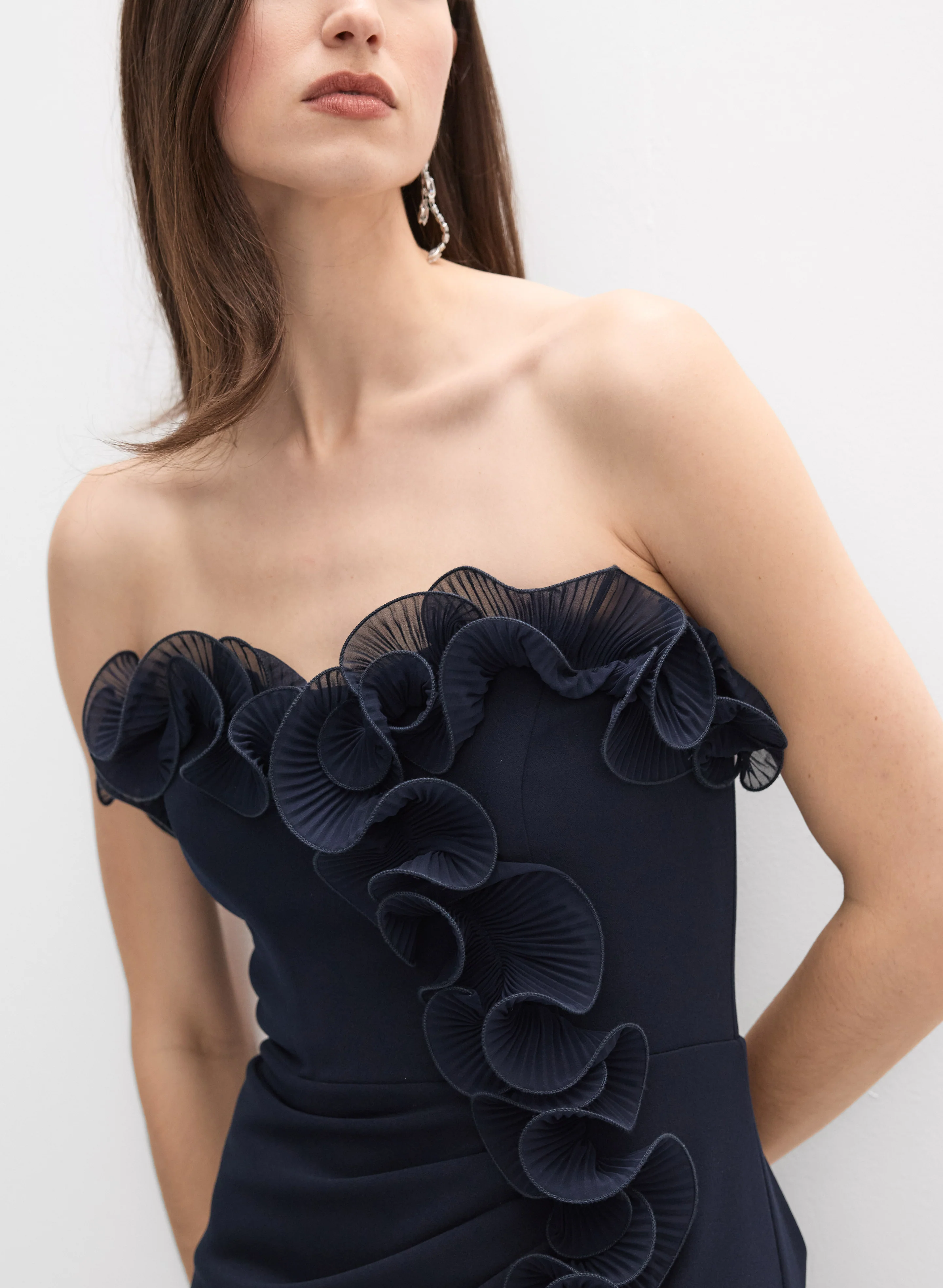 BA Nites - Ruffle Trim Gown - Image 2