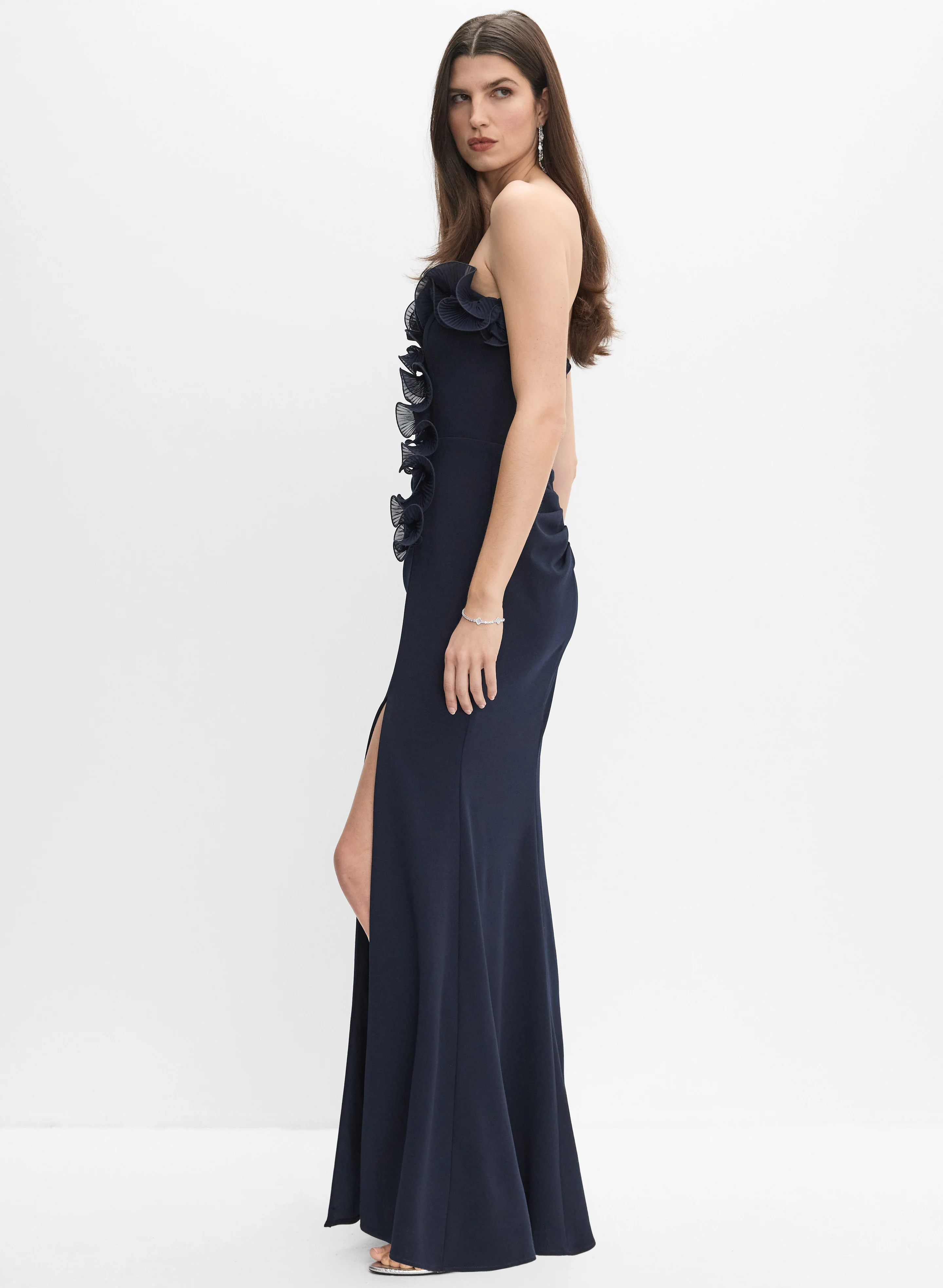 BA Nites - Ruffle Trim Gown - Image 3