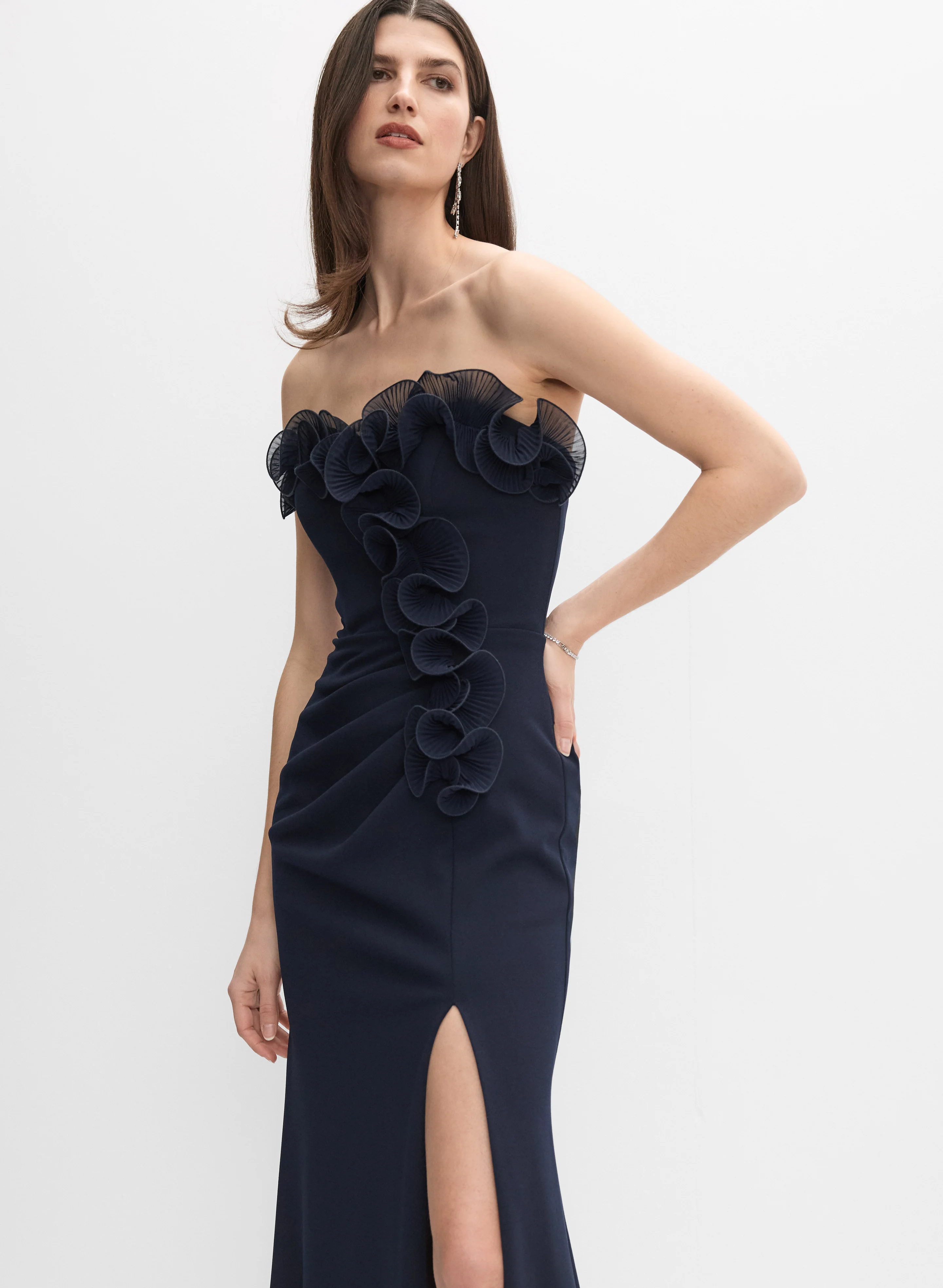 BA Nites - Ruffle Trim Gown - Image 5