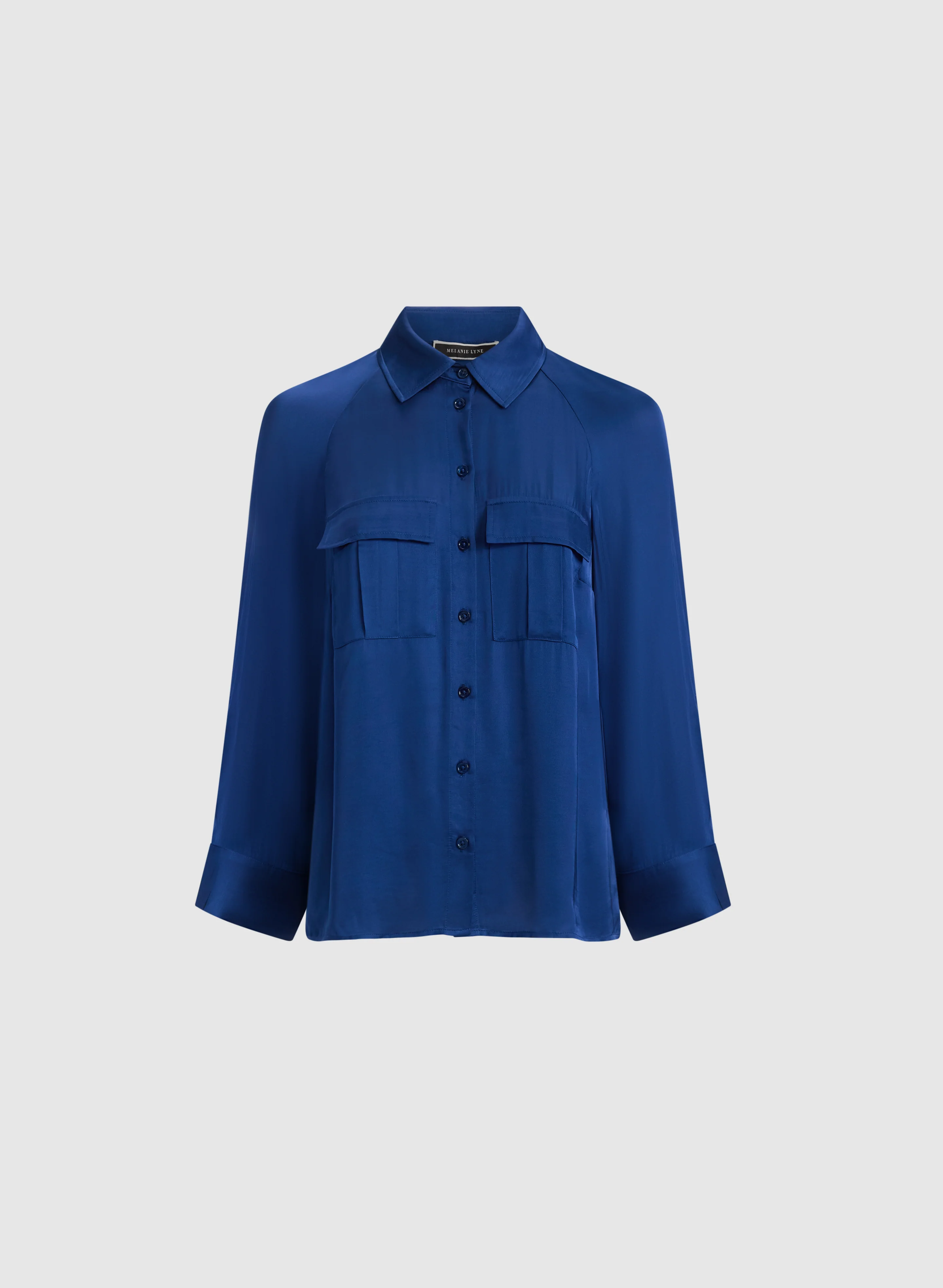 Satin Utility Blouse - Image 6