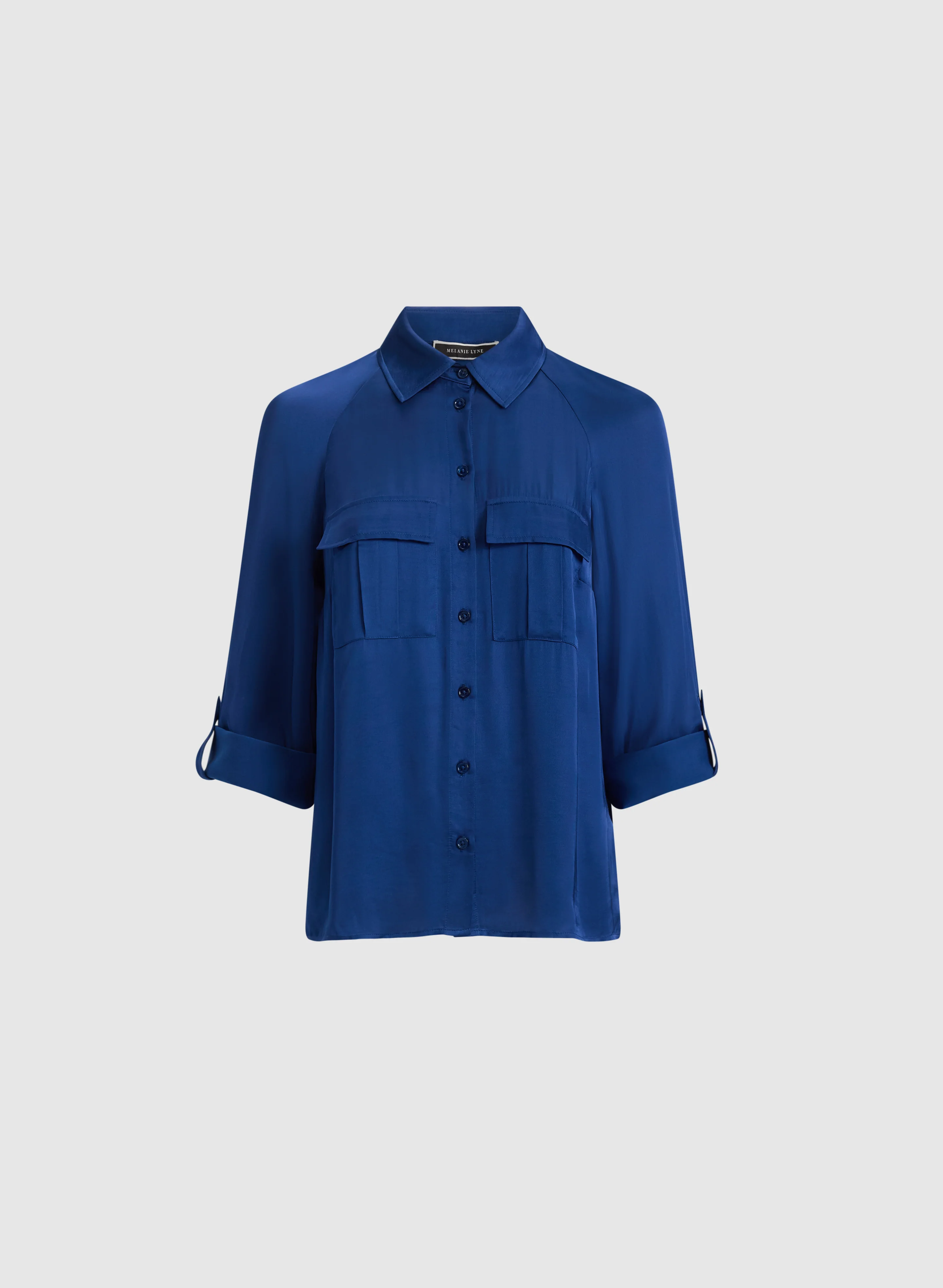 Satin Utility Blouse - Image 7