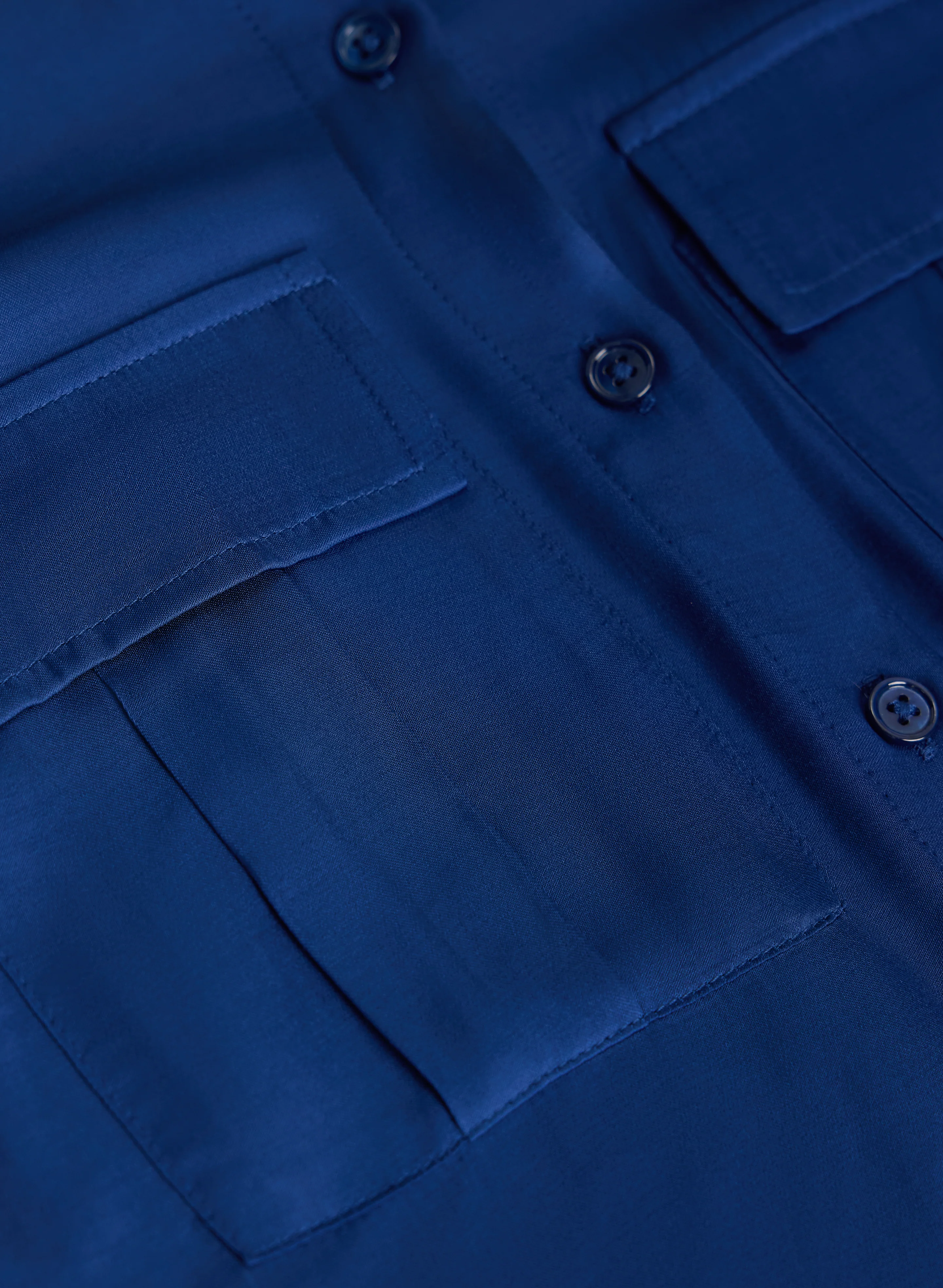Satin Utility Blouse - Image 8