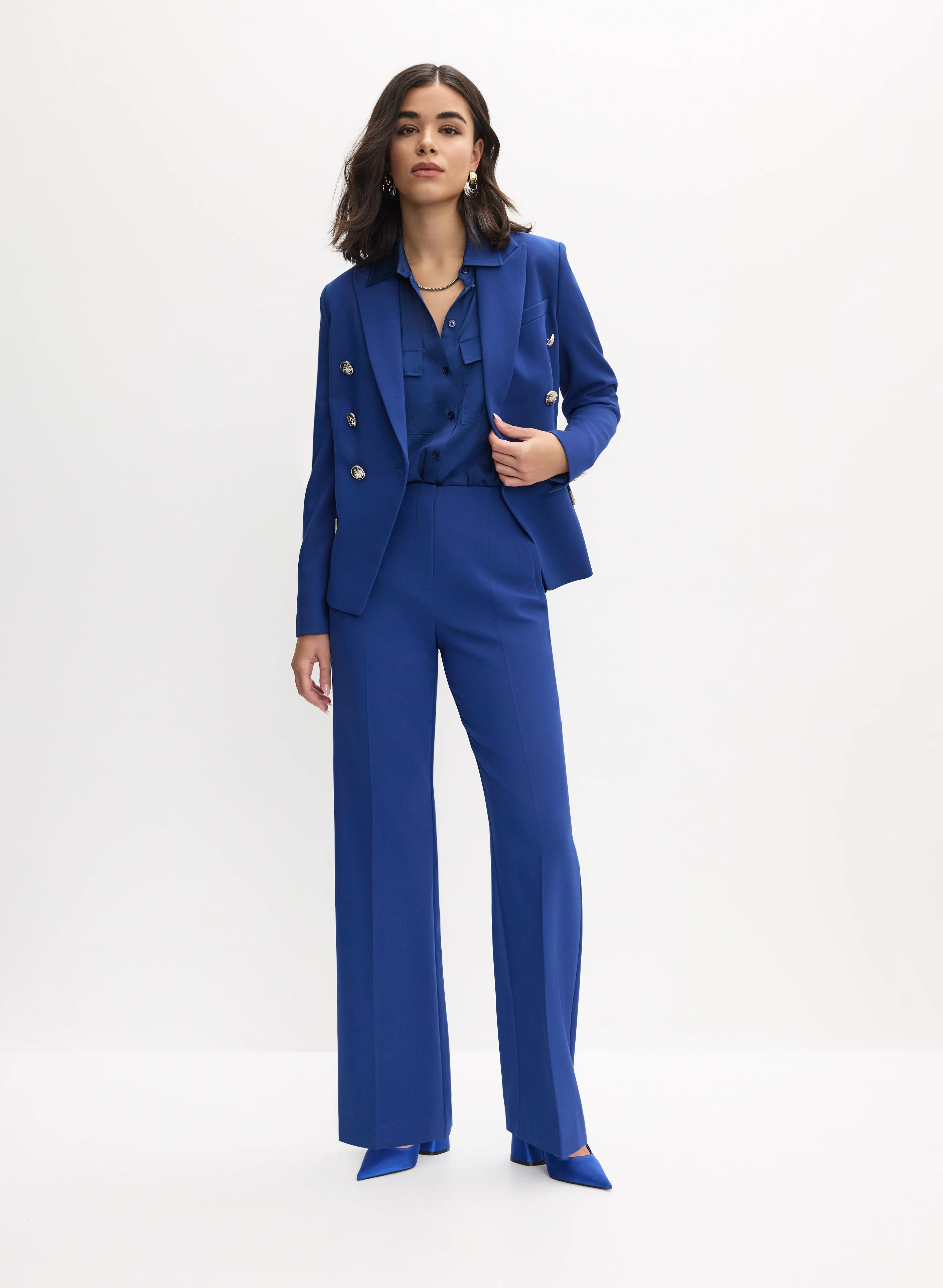 Satin Utility Blouse - Image 9
