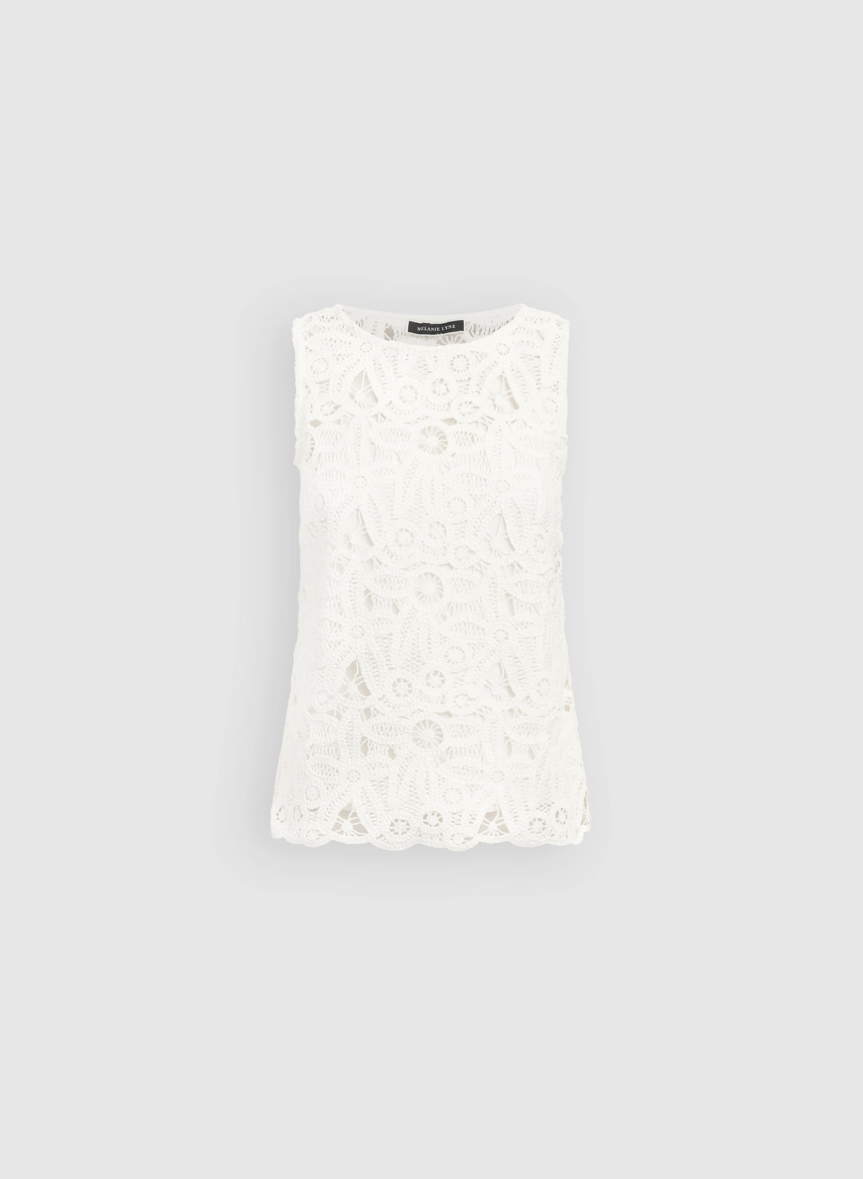 Scalloped Crochet Tank Top - Image 6