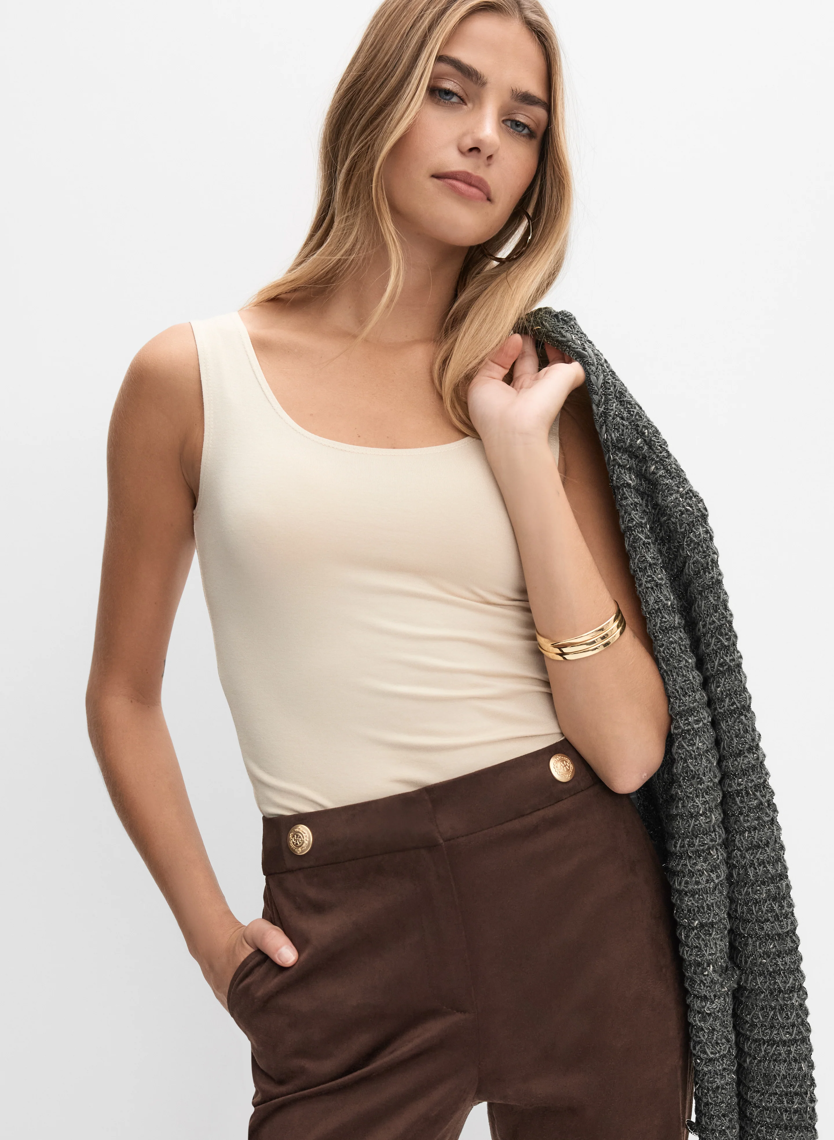 Scoop Neck Tank Top