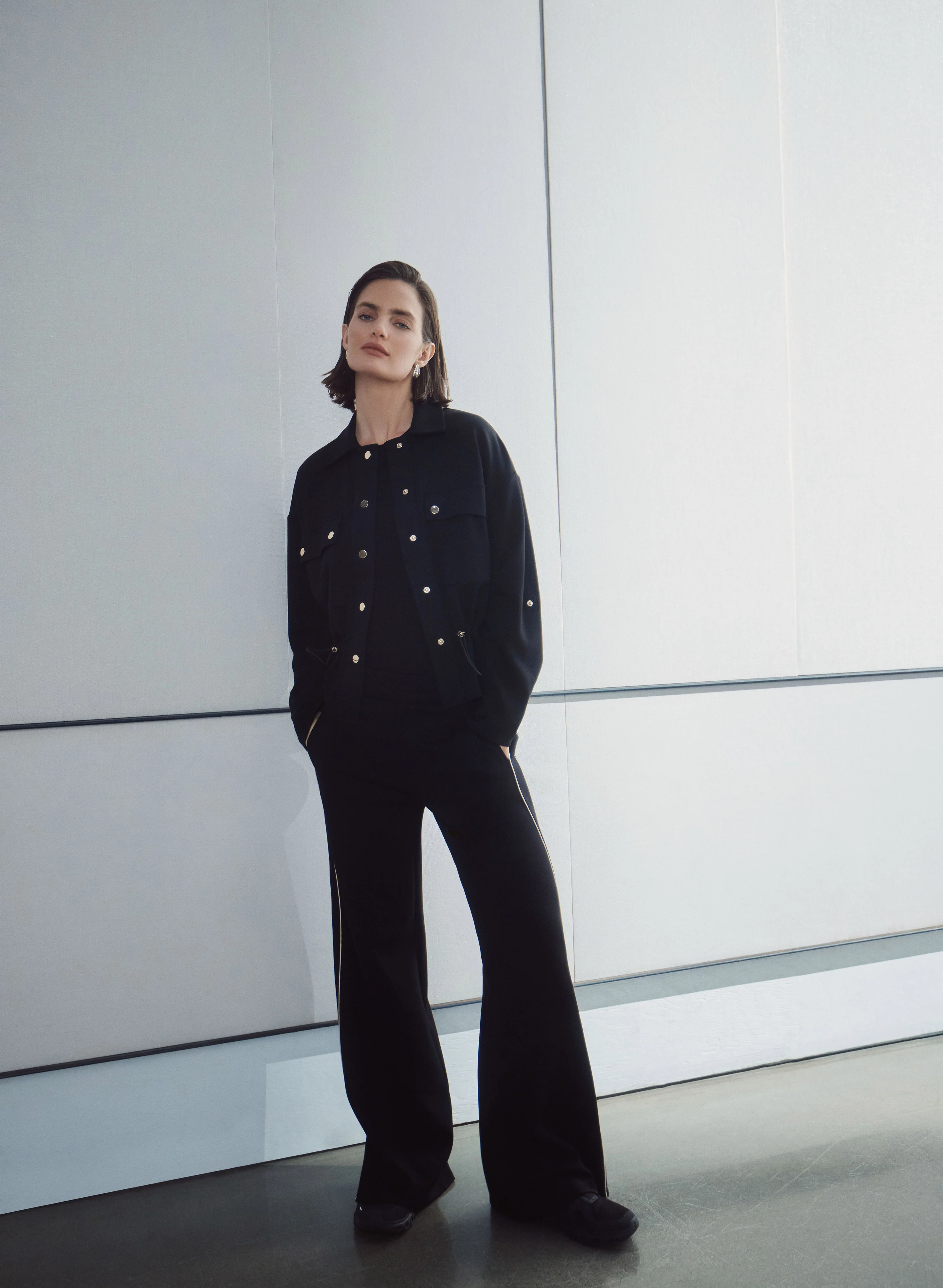 Scuba Knit Wide-Leg Pants - Image 3