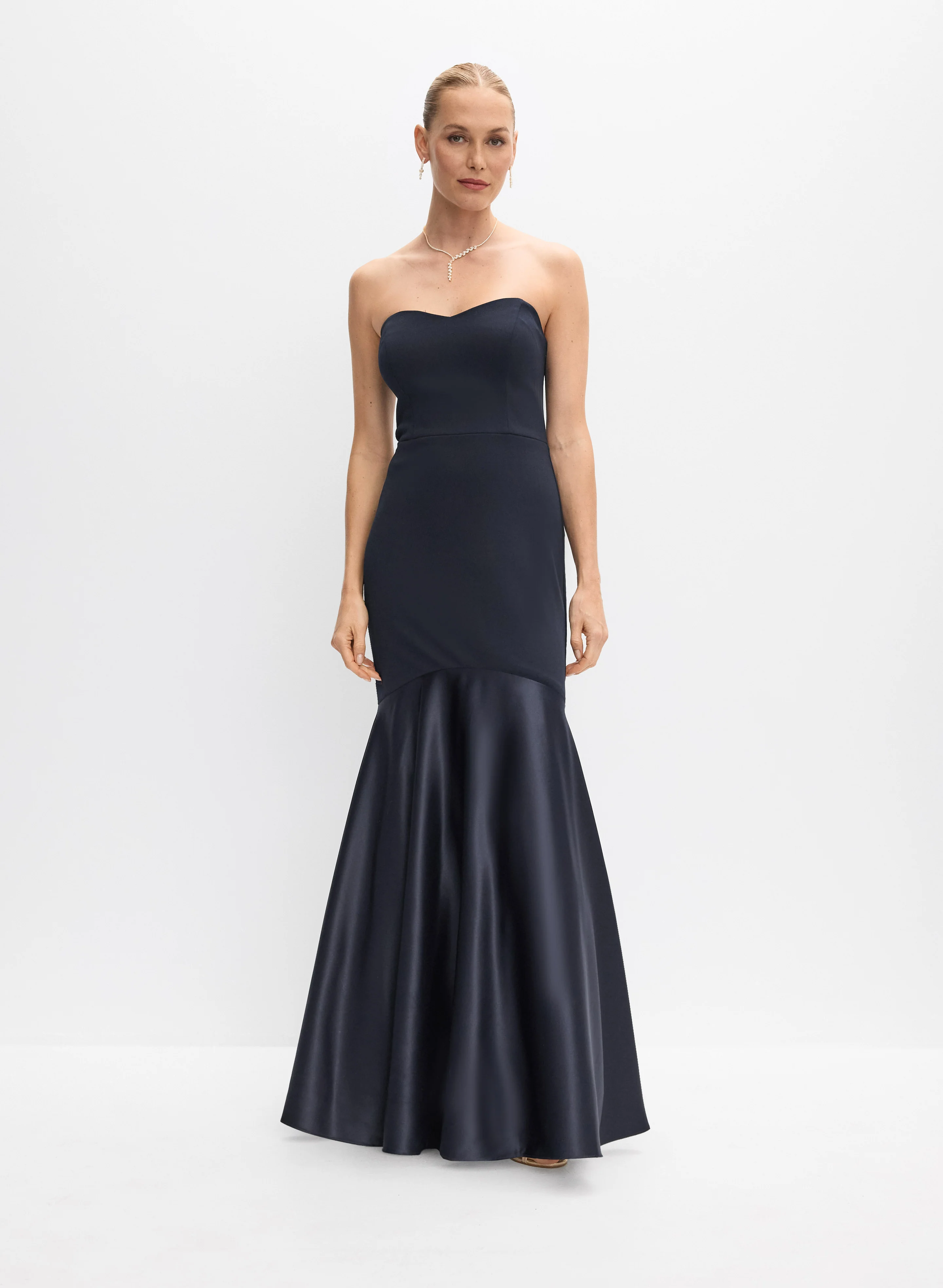 Scuba & Satin Mermaid Gown