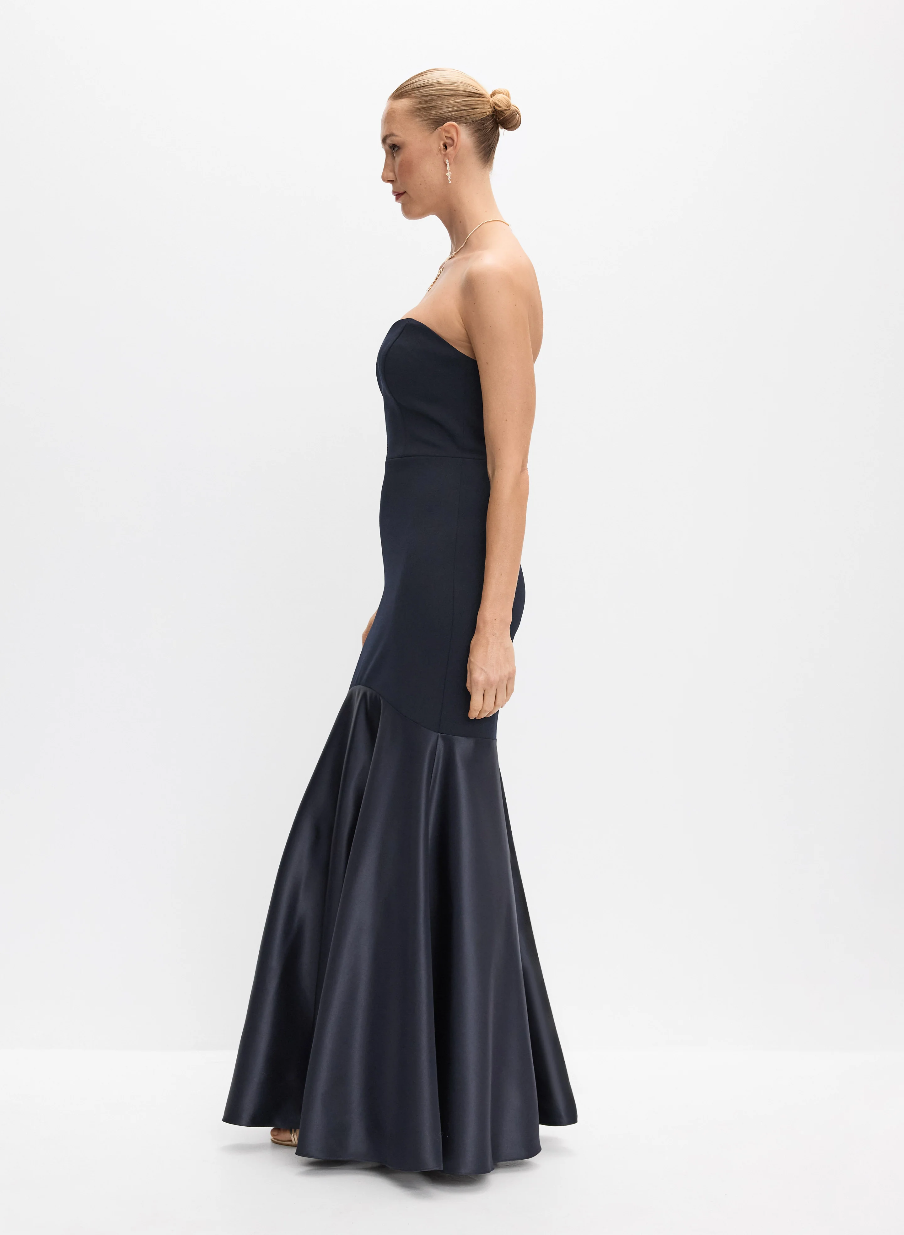 Scuba & Satin Mermaid Gown - Image 2