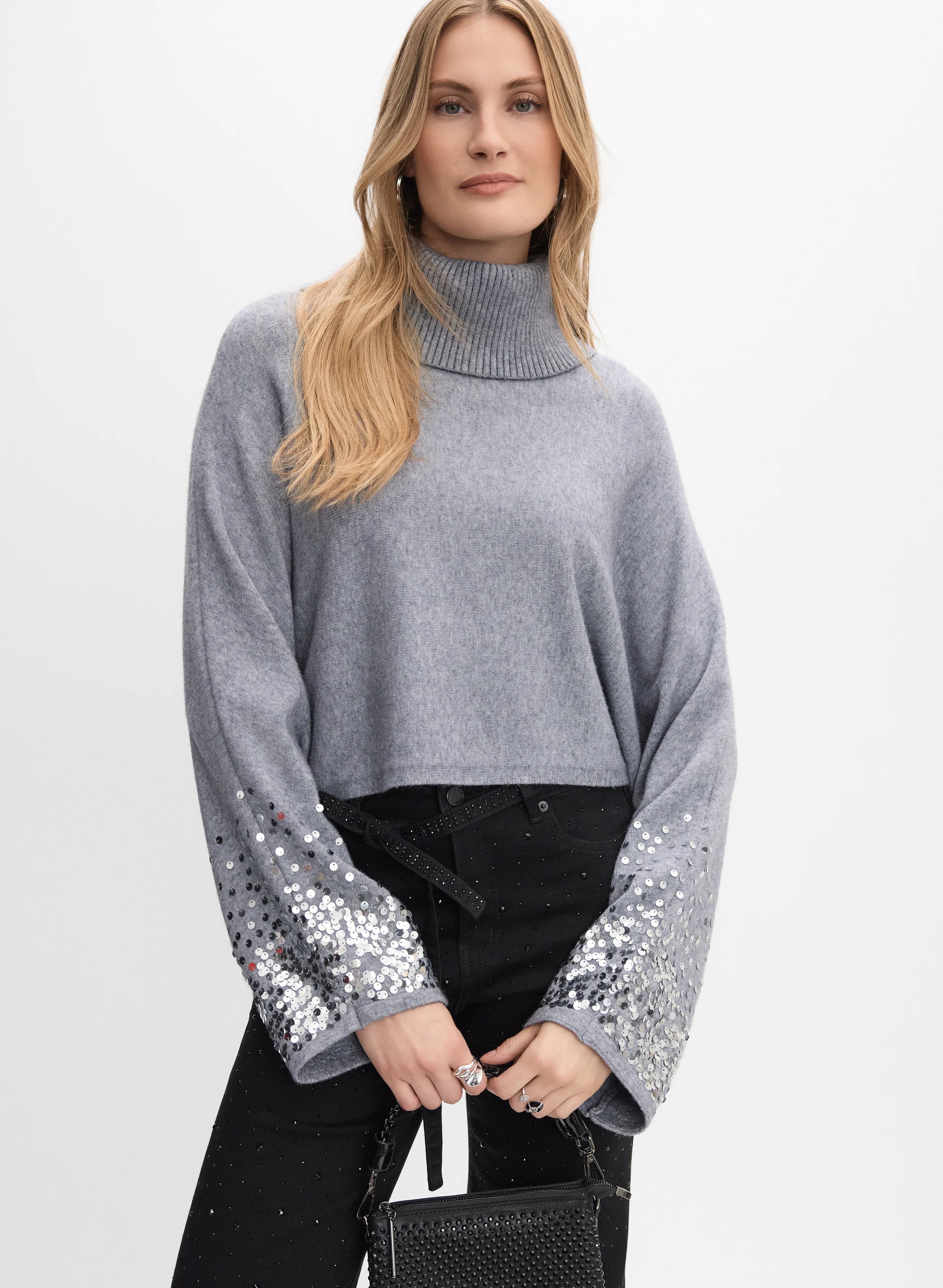 Sequin Detail Pullover