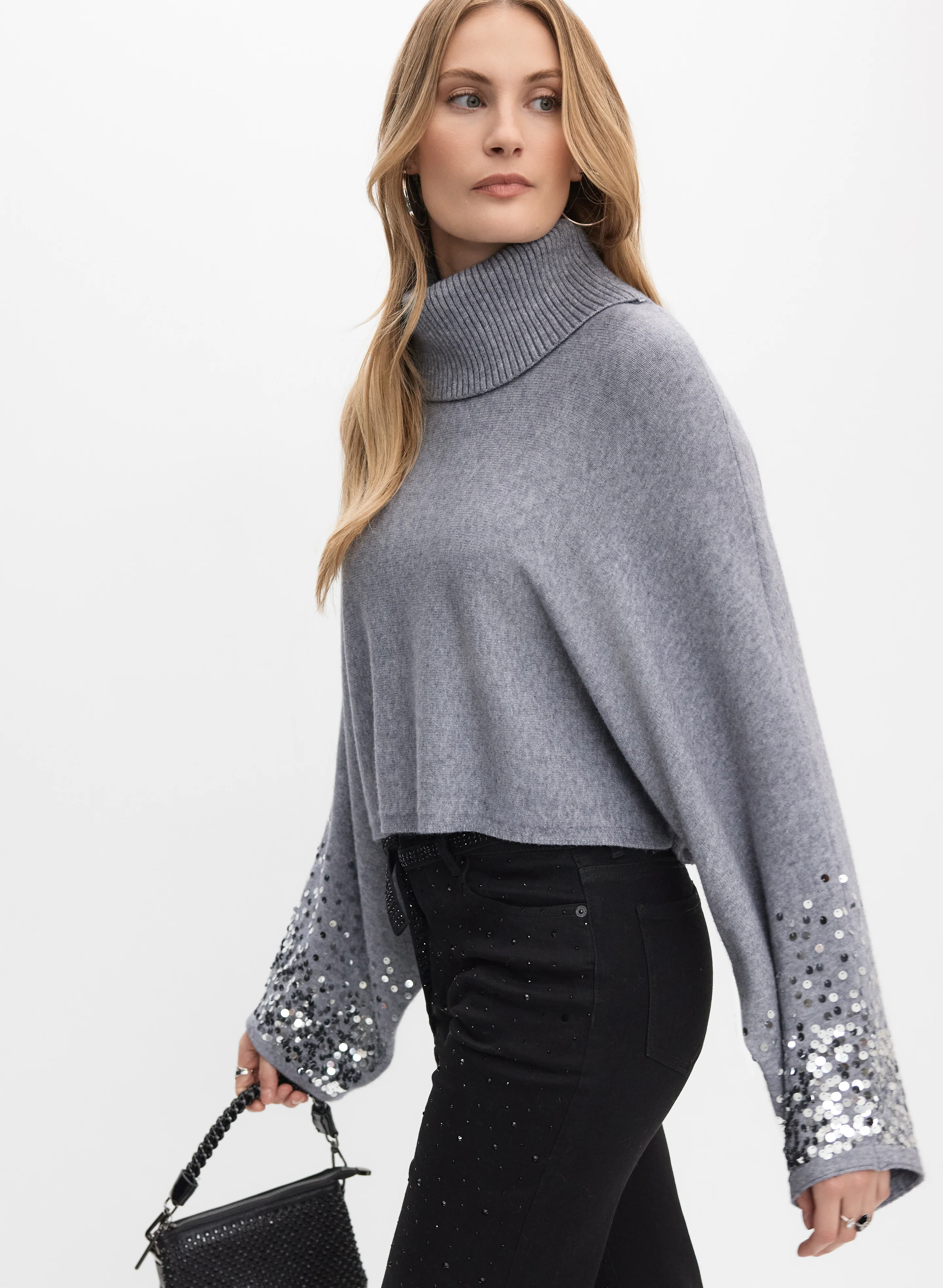 Sequin Detail Pullover - Image 5