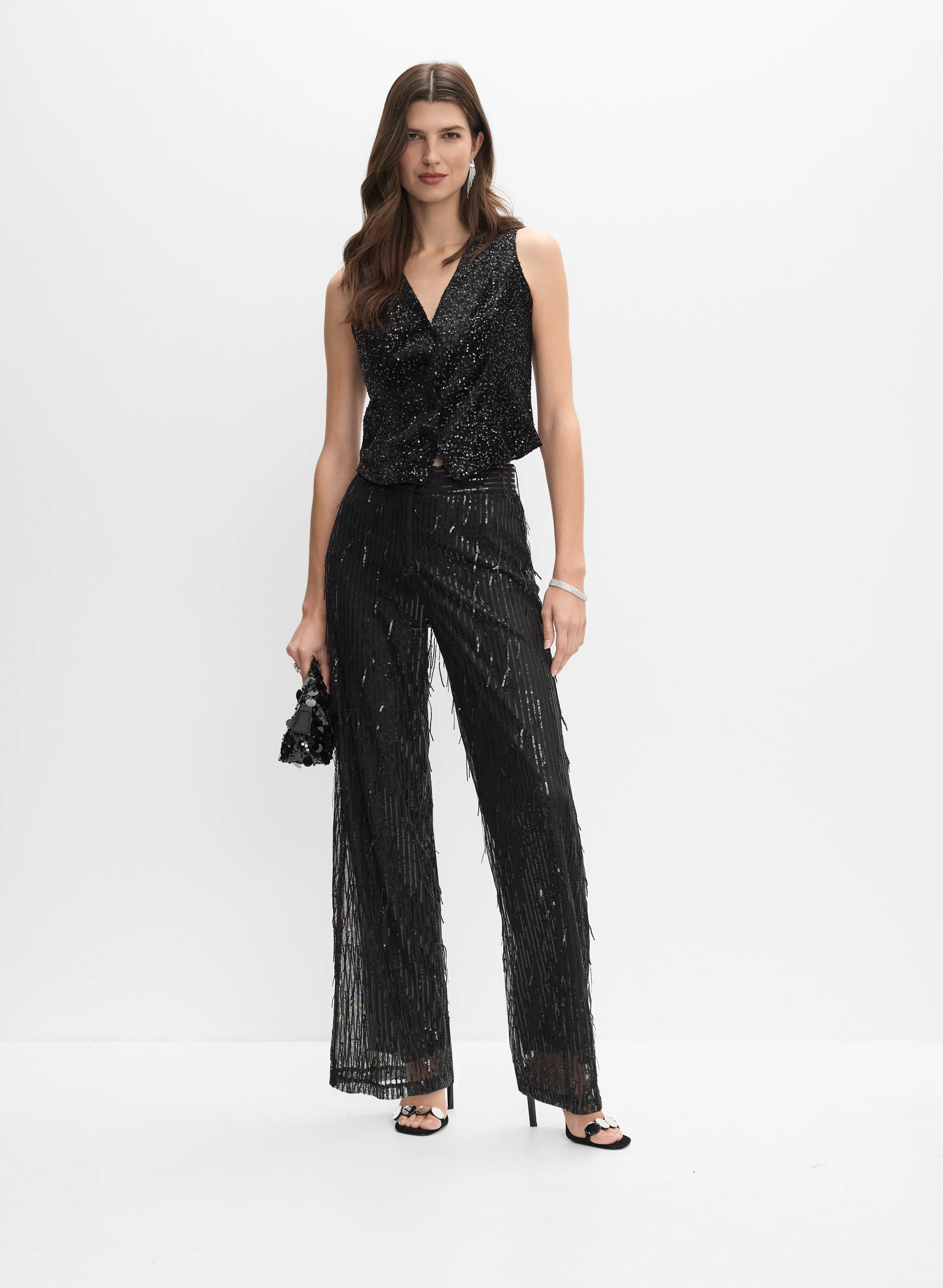 Sequin Embellished Vest - Image 3