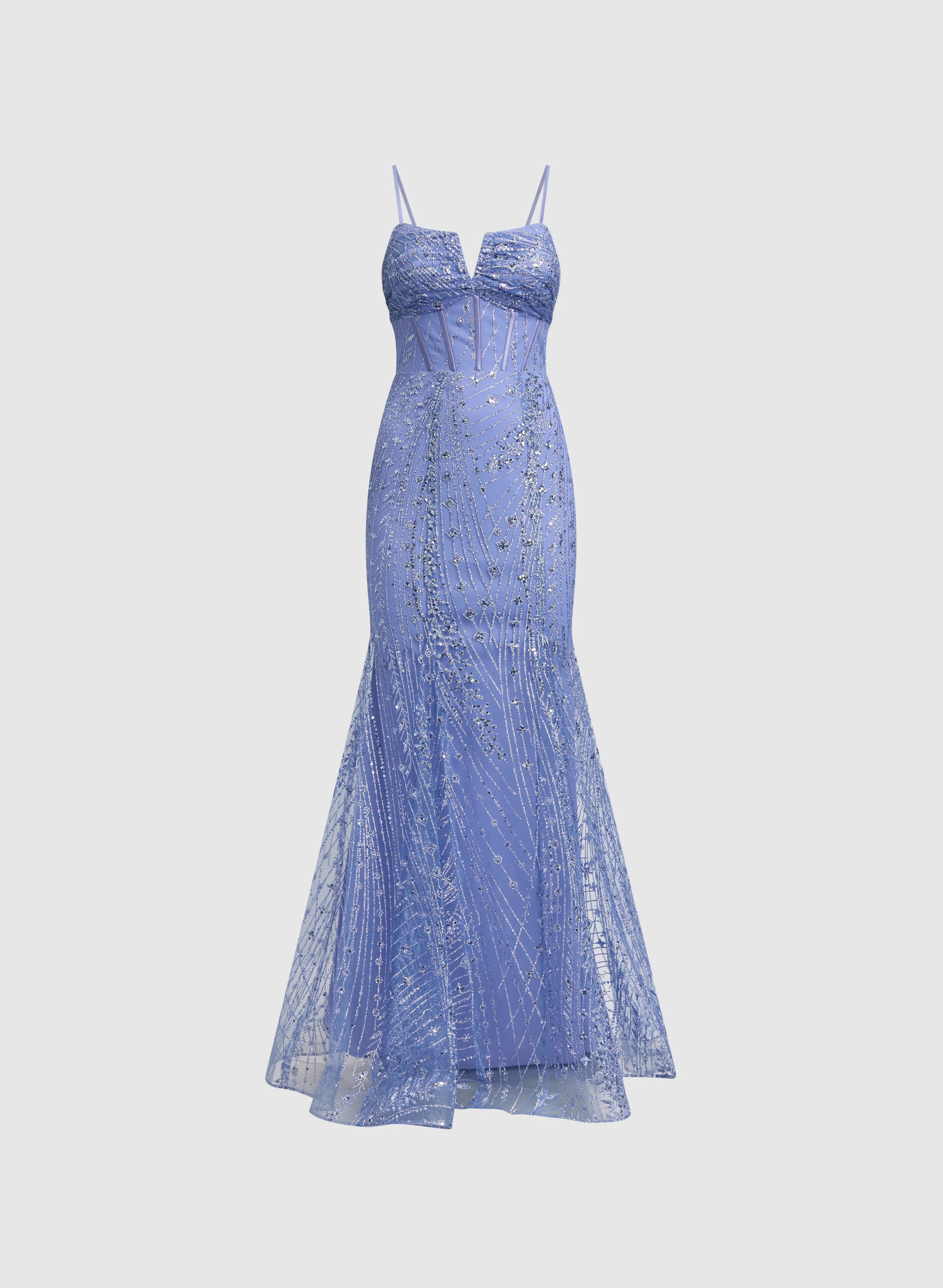 Sequin Fitted Dress - Image 5