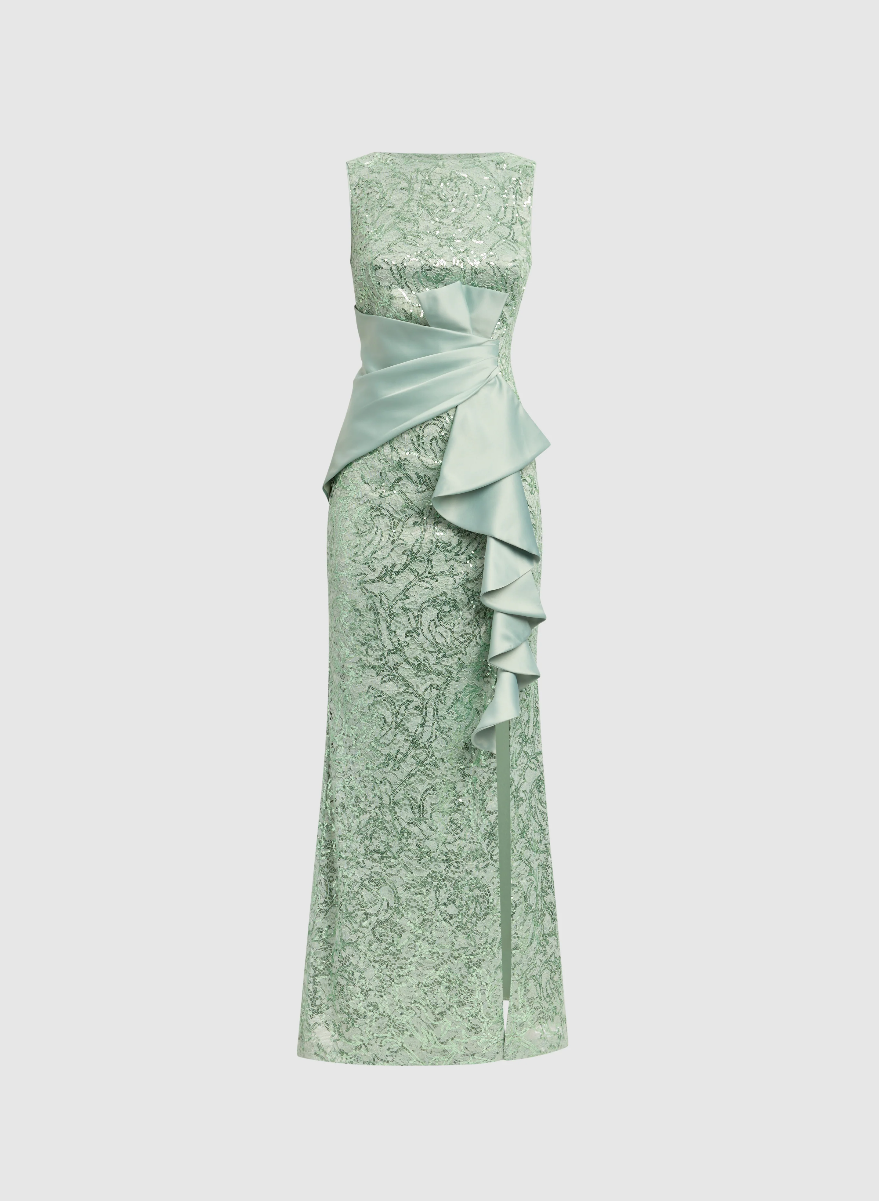 Sequin Ruffle Detail Dress - Image 5
