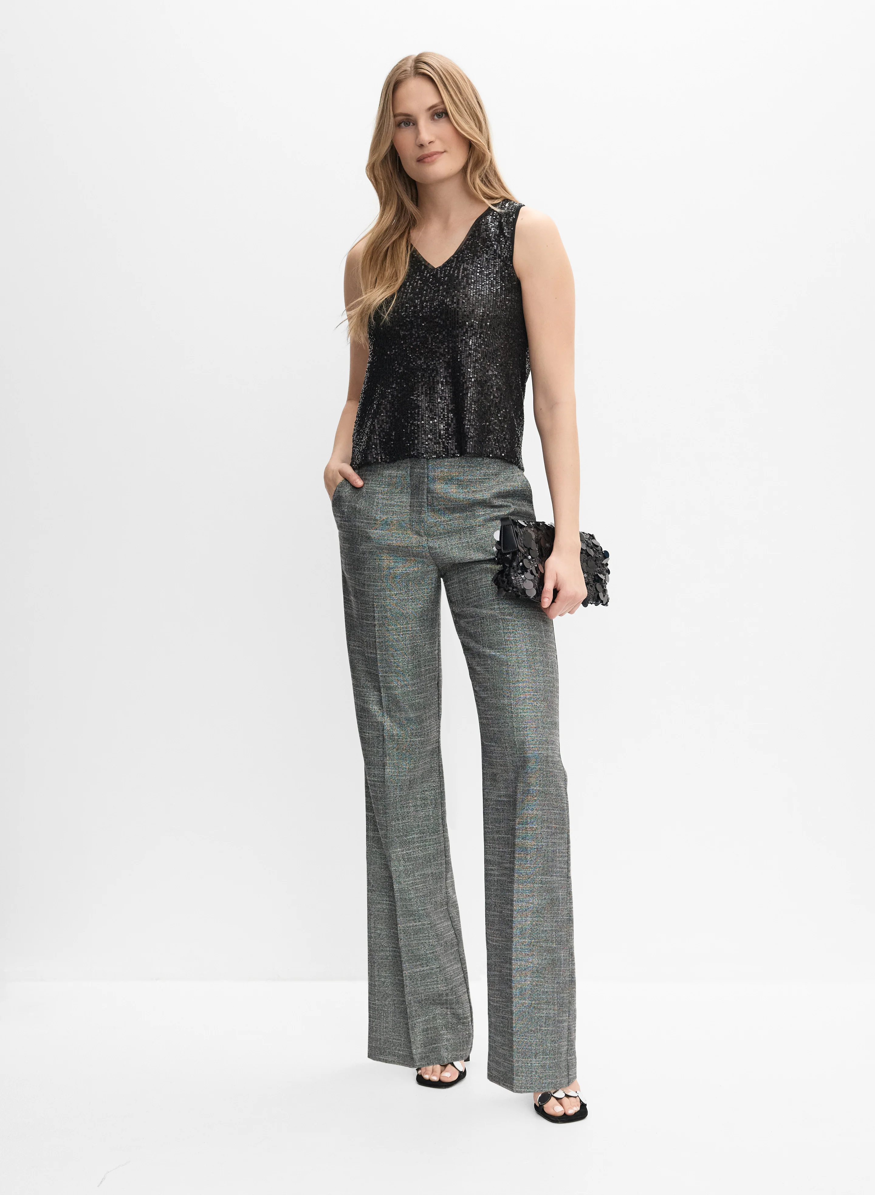 Sequin Sleeveless Top - Image 3