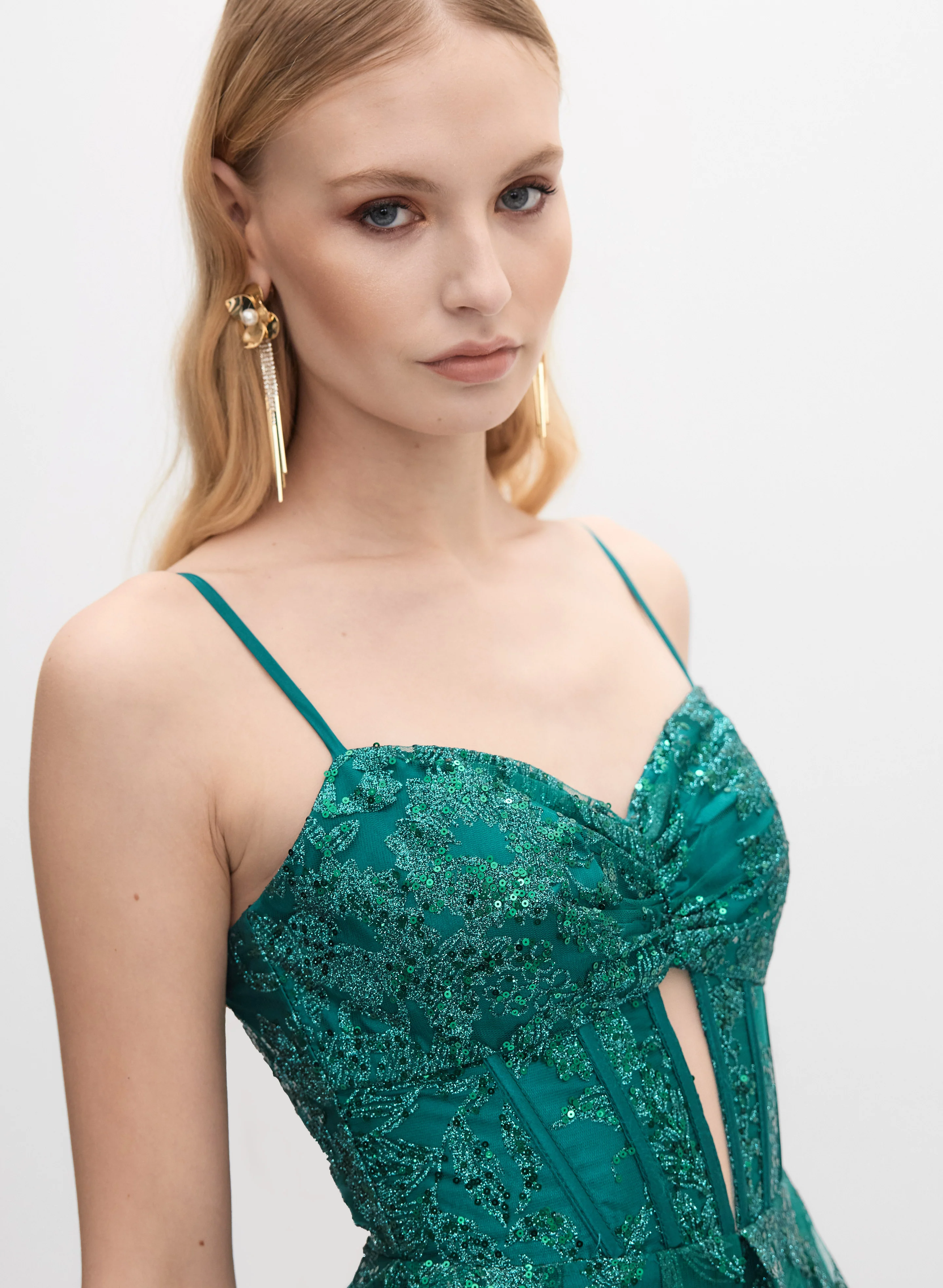 Sequin Tulle Gown - Image 2