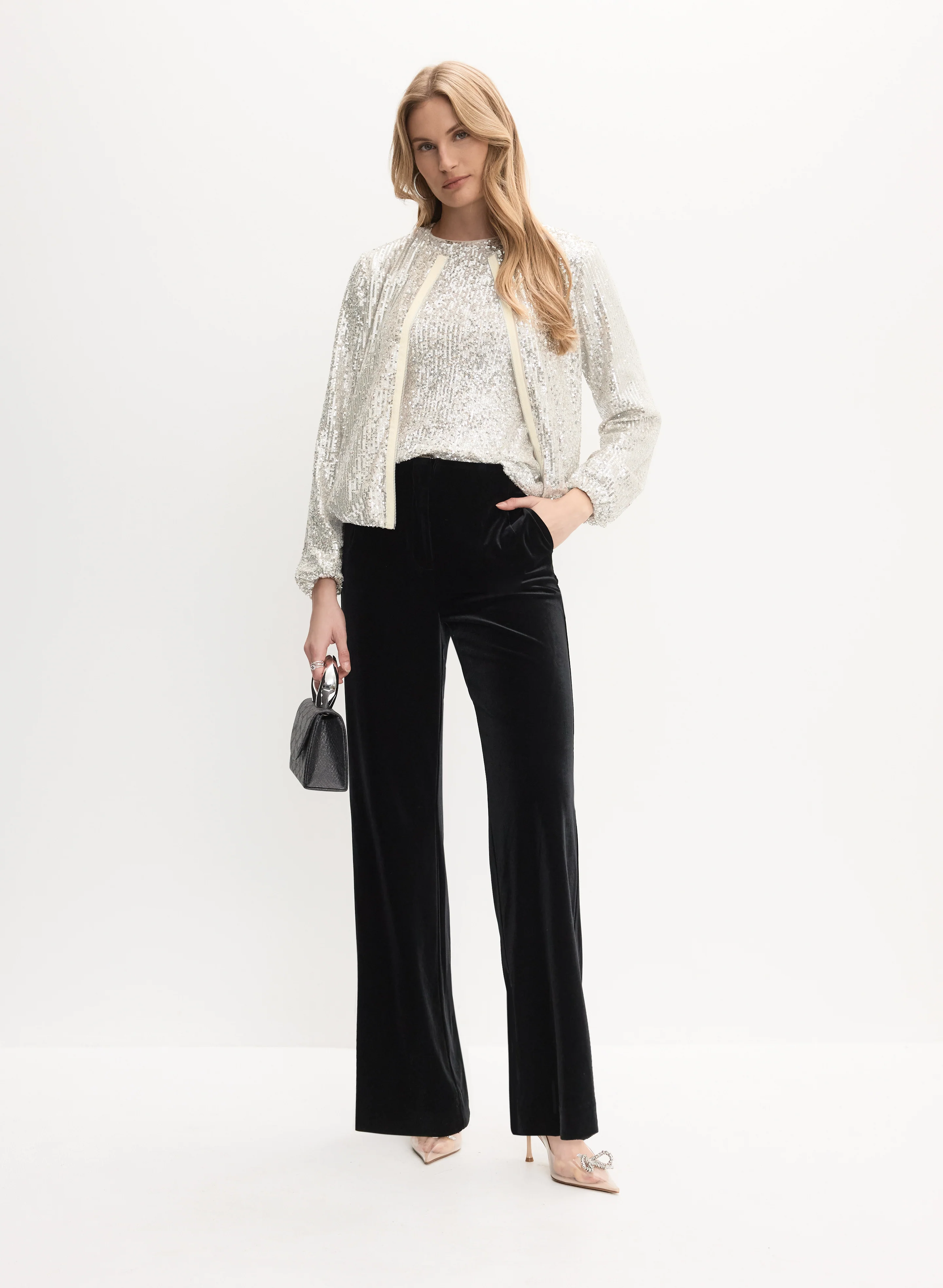 Sequin Zip Jacket - Image 3